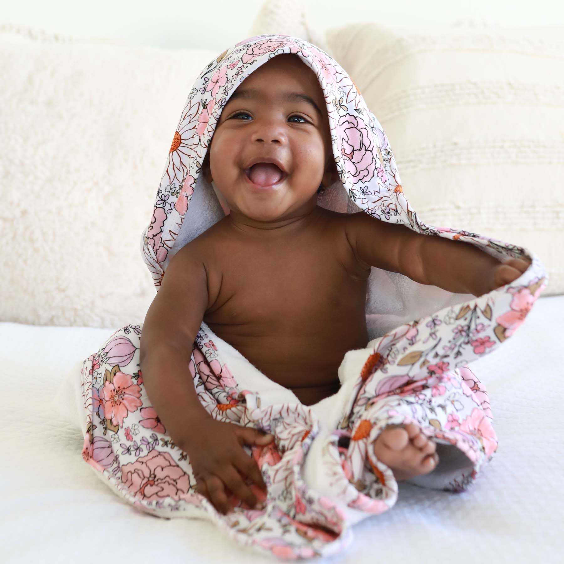  Bamboo Hooded Towel | Purple Floral、mySite、layawaytickets