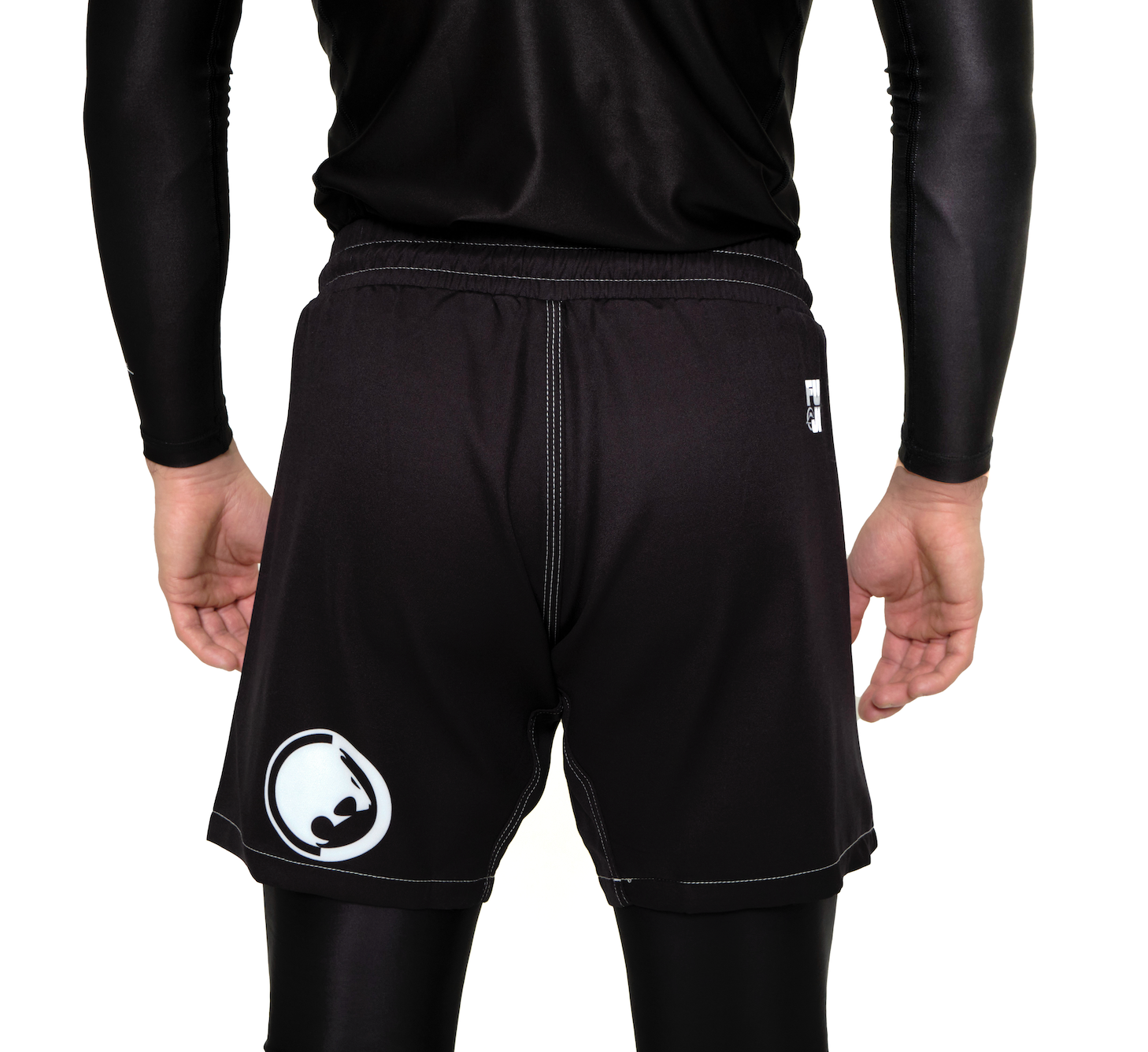 Renzo Gracie Standard Fight Shorts Black - YOUTH、mySite、gigharbornorthrealestate