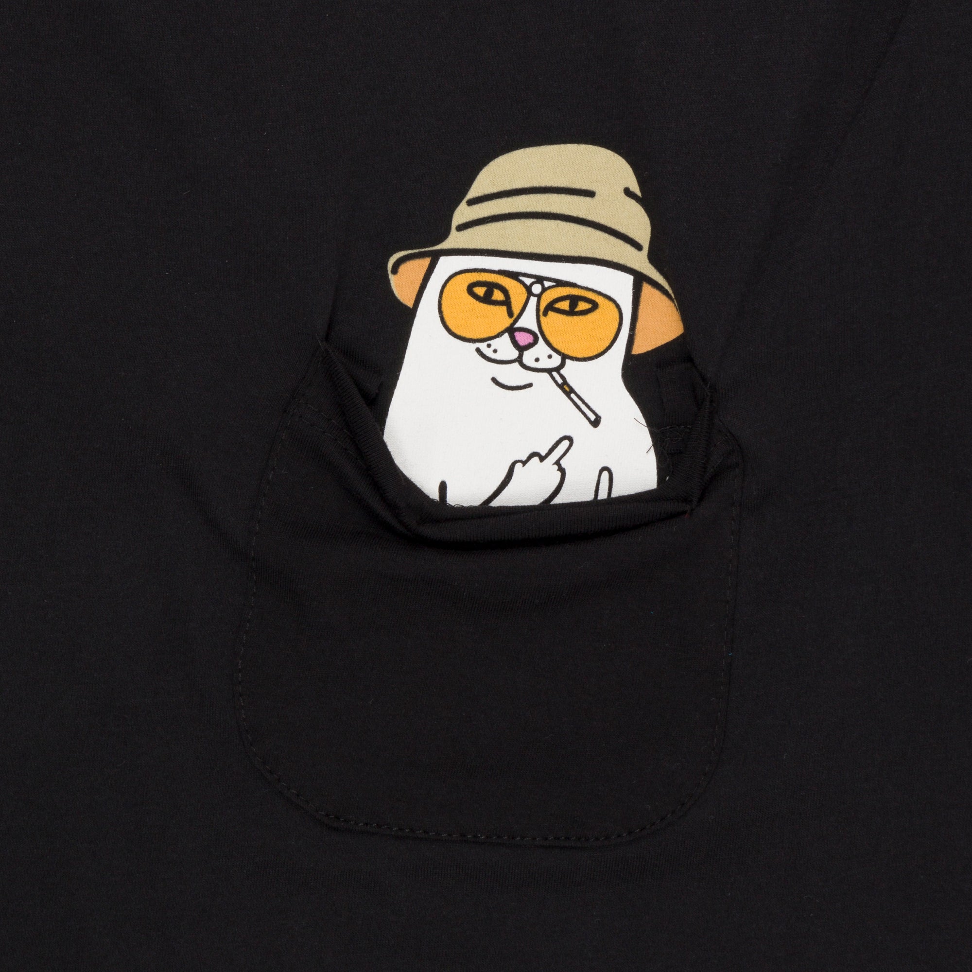  Lord Nermal S Thompson Pocket Tee (Black)、mySite、merchandisen