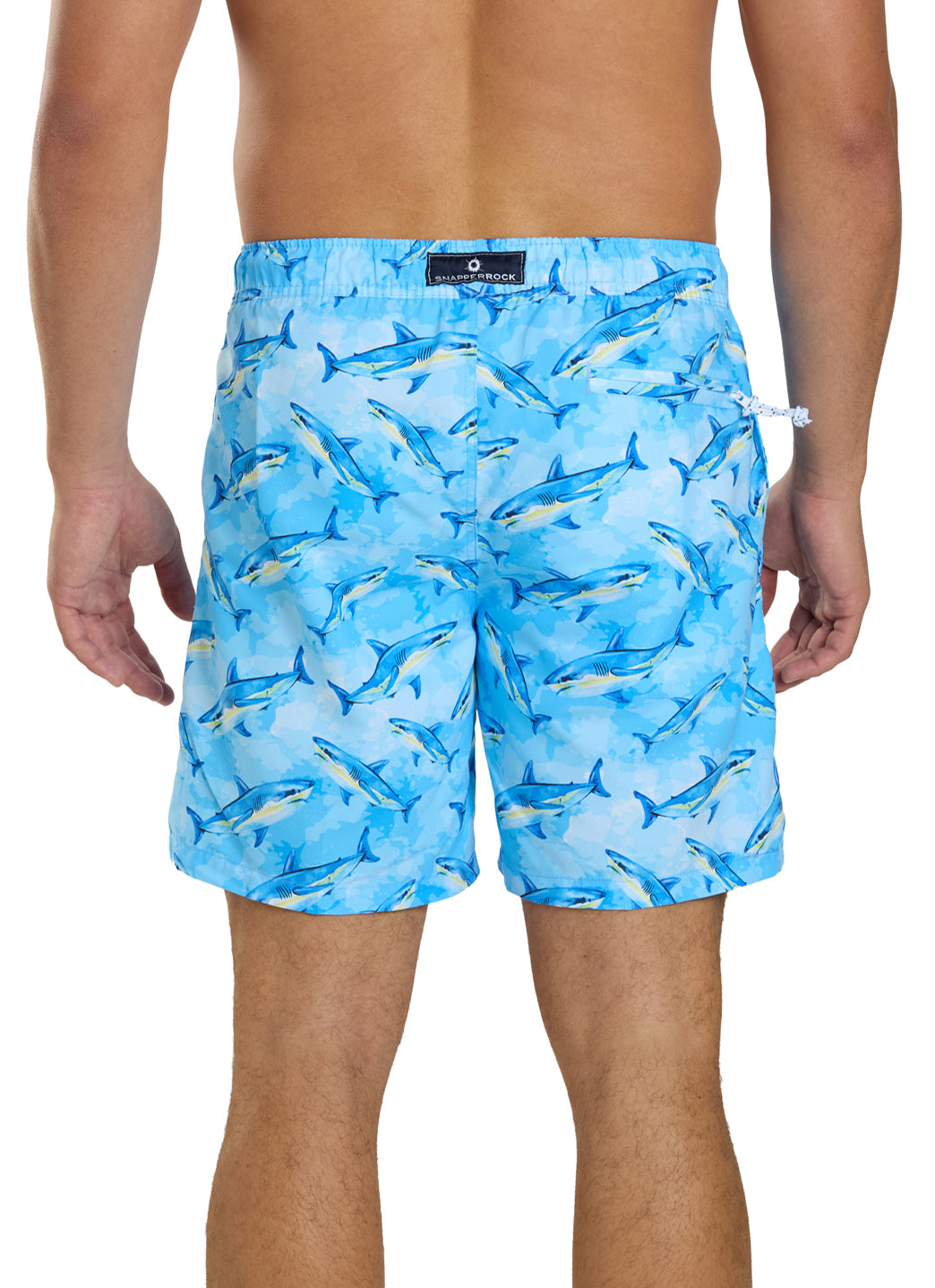 Snapper Rock Men's Jawsome Waves 19 Swim Trunk、mySite、noshort