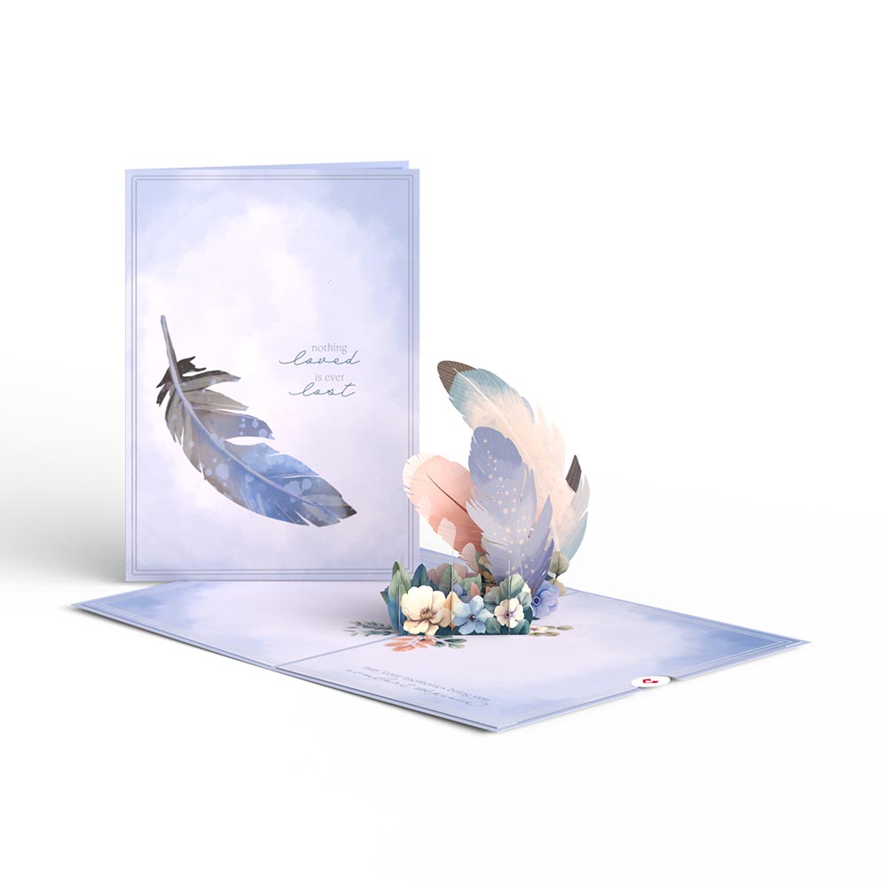 Nothing Loved Is Ever Lost Sympathy Pop-Up Card、mySite、solidvoid