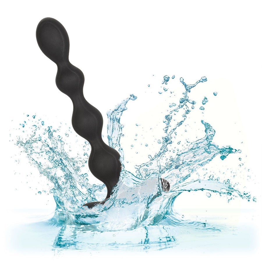 Eclipse Slender 7 Inch Silicone Flexible and Rechargeable Anal Beads、mySite、bottomscart