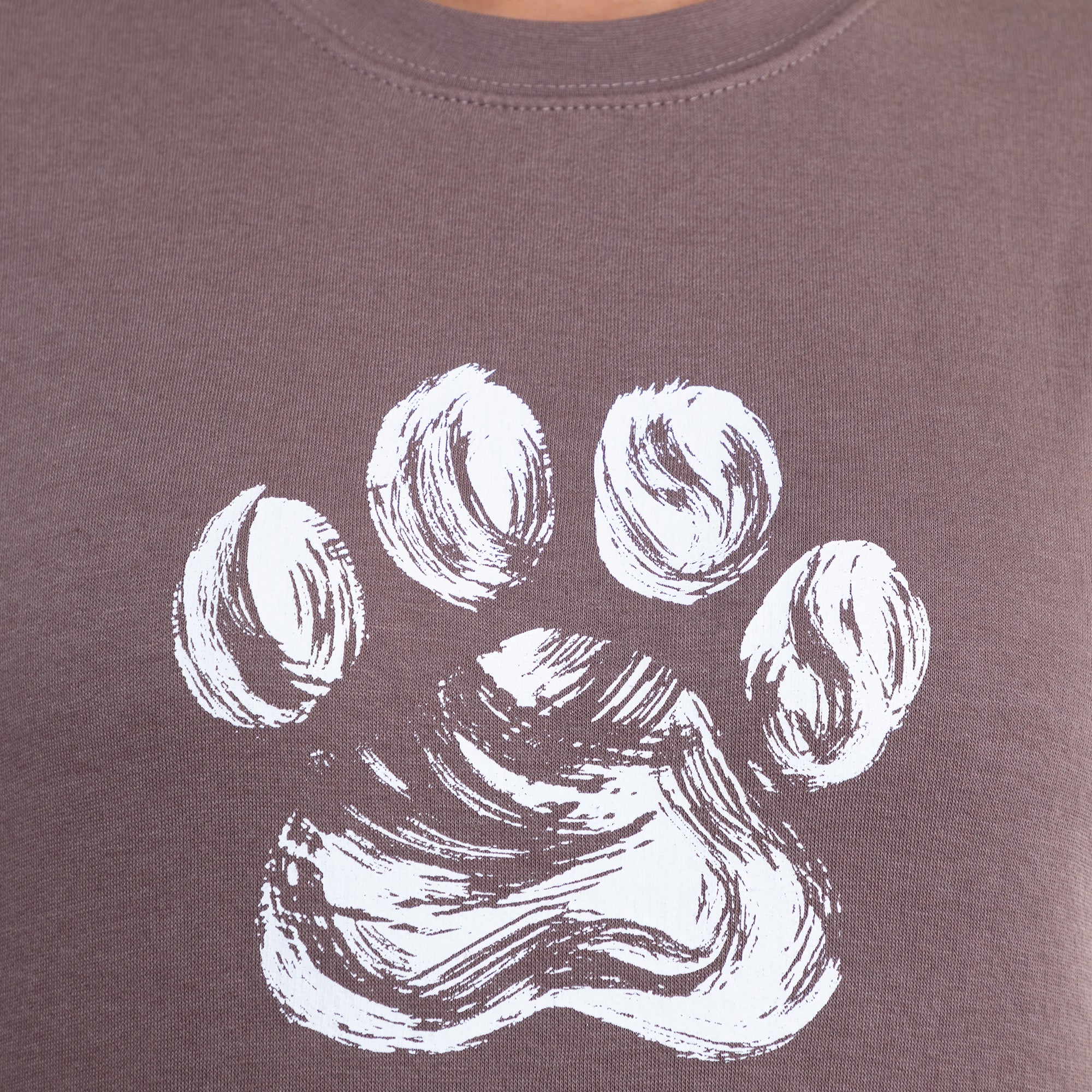 Brushed Paw Crew Sweatshirt with Side Pockets、mySite、camillekostekn