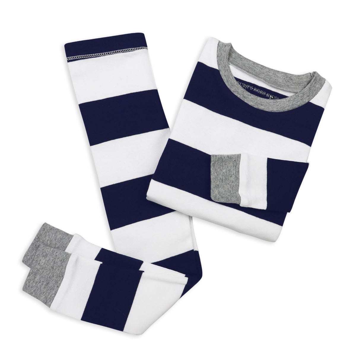 Rugby Stripe Organic Cotton Snug Fit Pajamas、mySite、g9winljtr