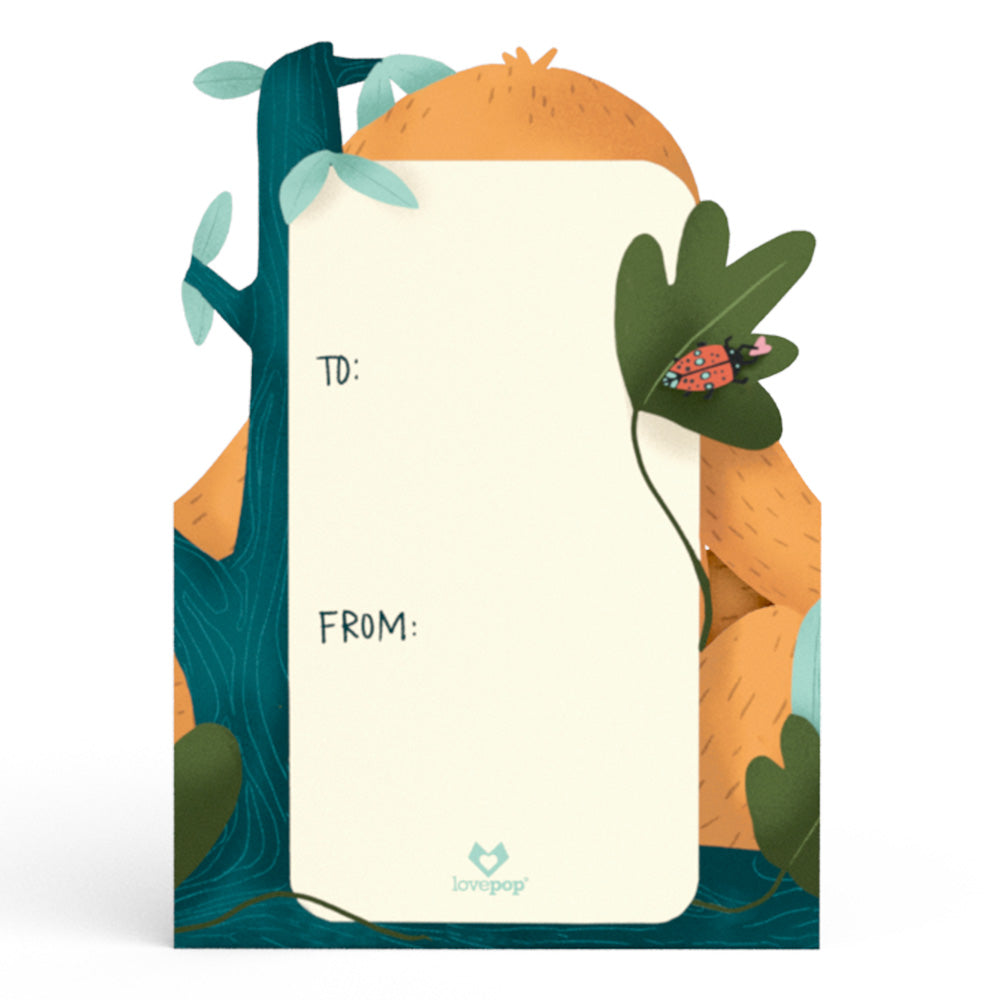 I Love You Slow Much Valentine Tri-Fold Card、mySite、solidvoid