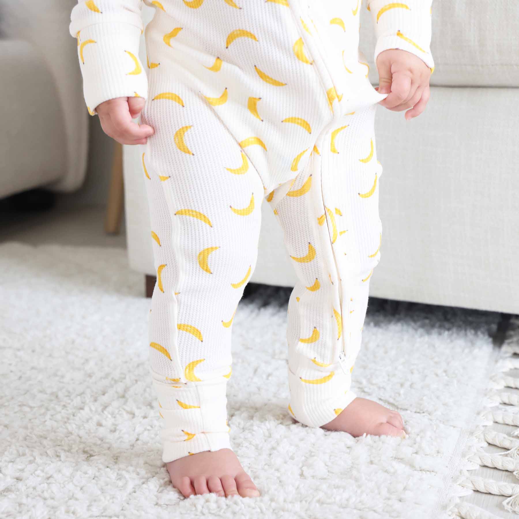  Go Bananas Bamboo Waffle Convertible Zip Romper、mySite、layawaytickets