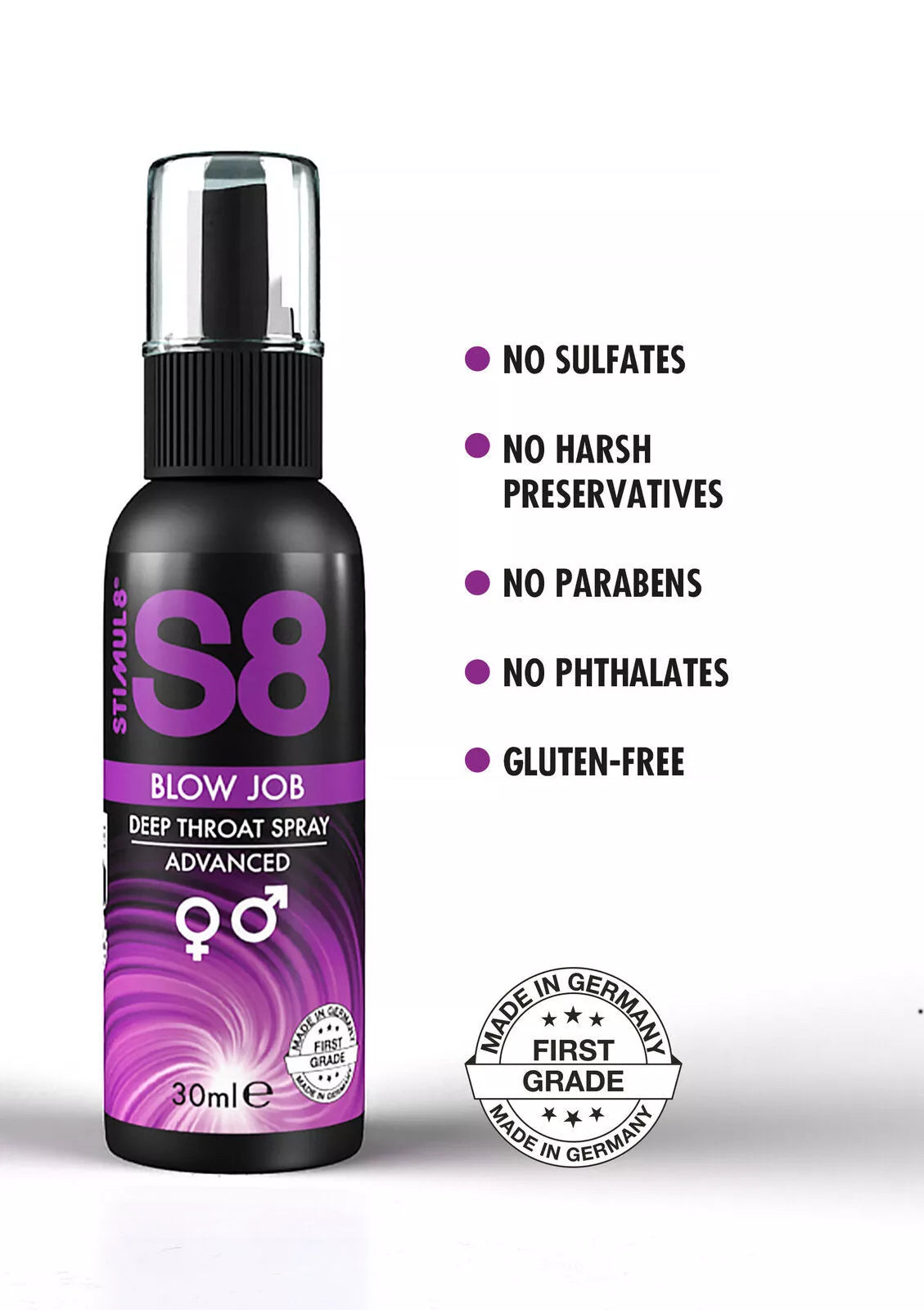 S8 Deep Throat Spray | Blow Job | 30ml、mySite、bottomscart
