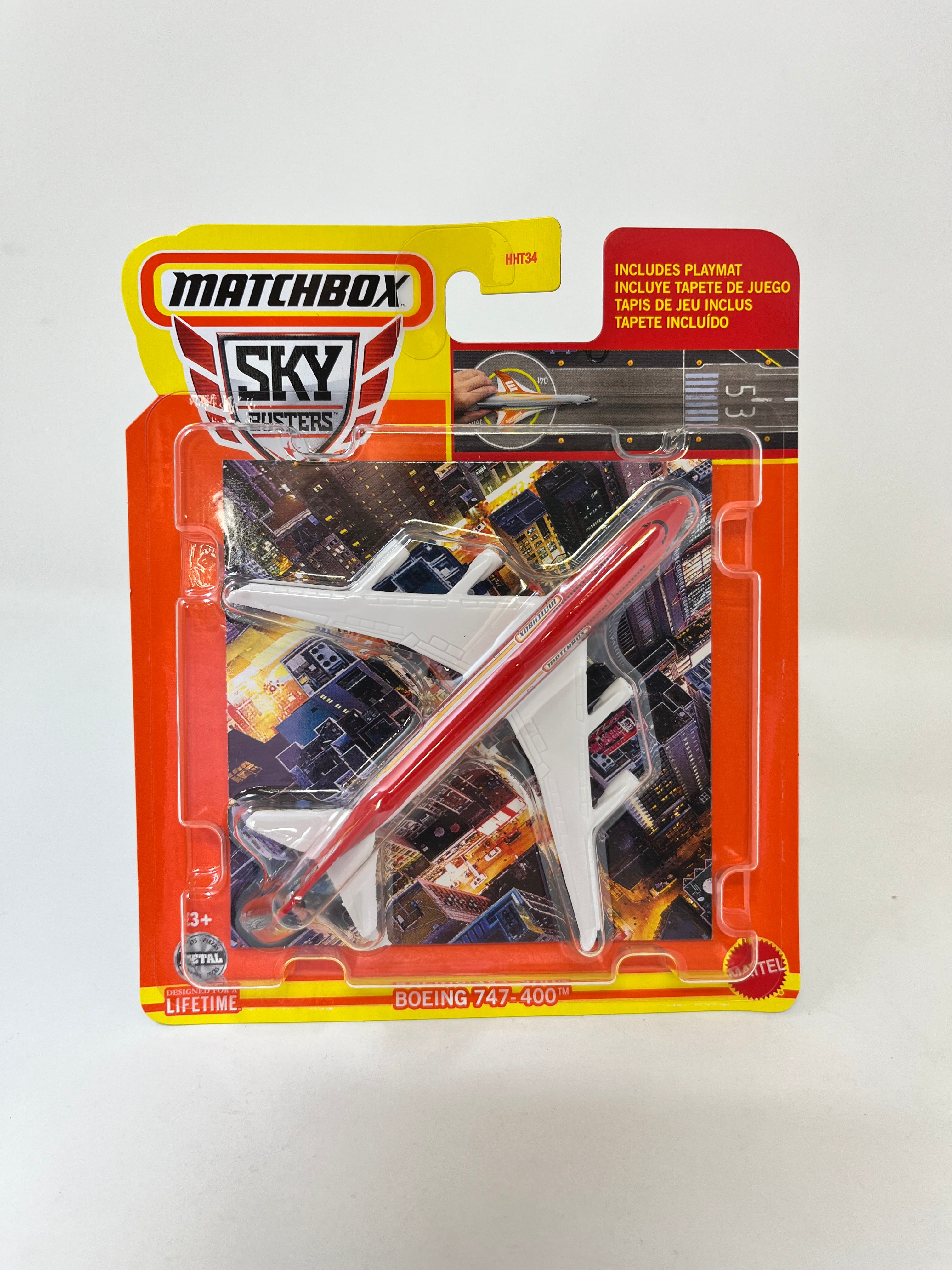 Boeing 747-400 #14 * 2024 Matchbox Sky Busters Case K、mySite、hgirdovlk