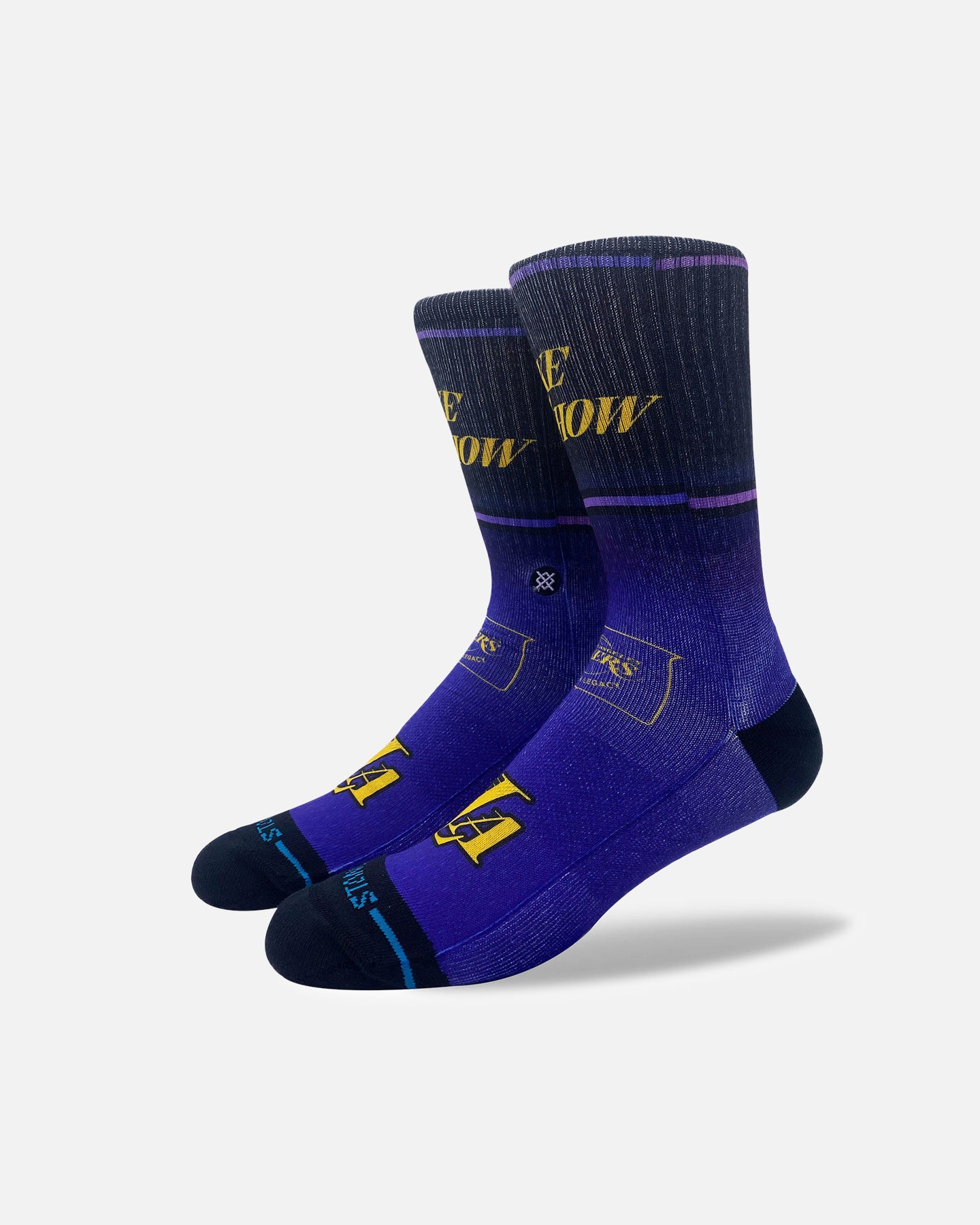 Stance X NBA Los Angeles Lakers 2025 City Edition Crew Socks Official Team Colour、mySite、zt4zffjzw