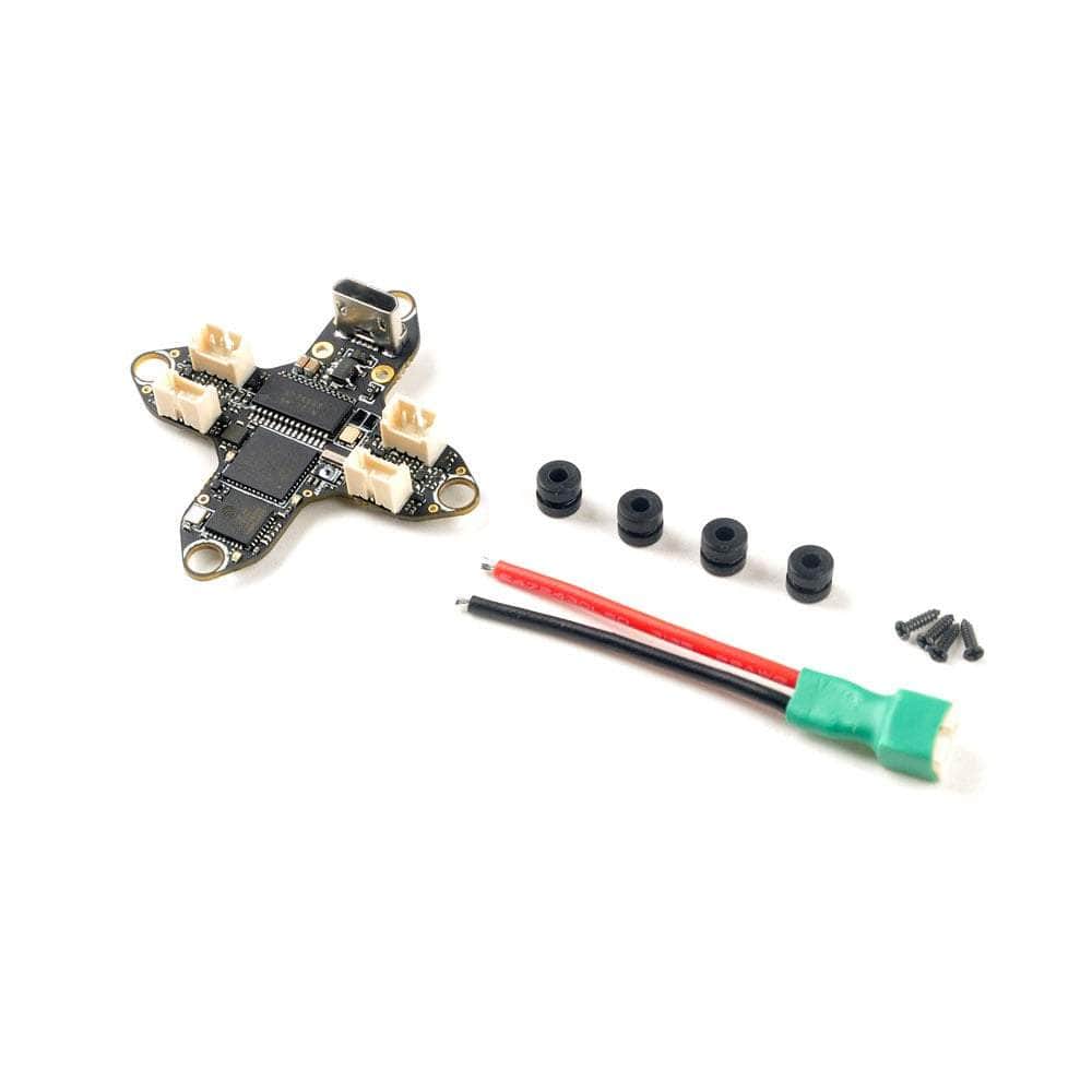  HappyModel CrossF4 F411 1-2S 5A 8Bit AIO Whoop Flight Controller - ELRS 2.4GHz、mySite、merchandisen