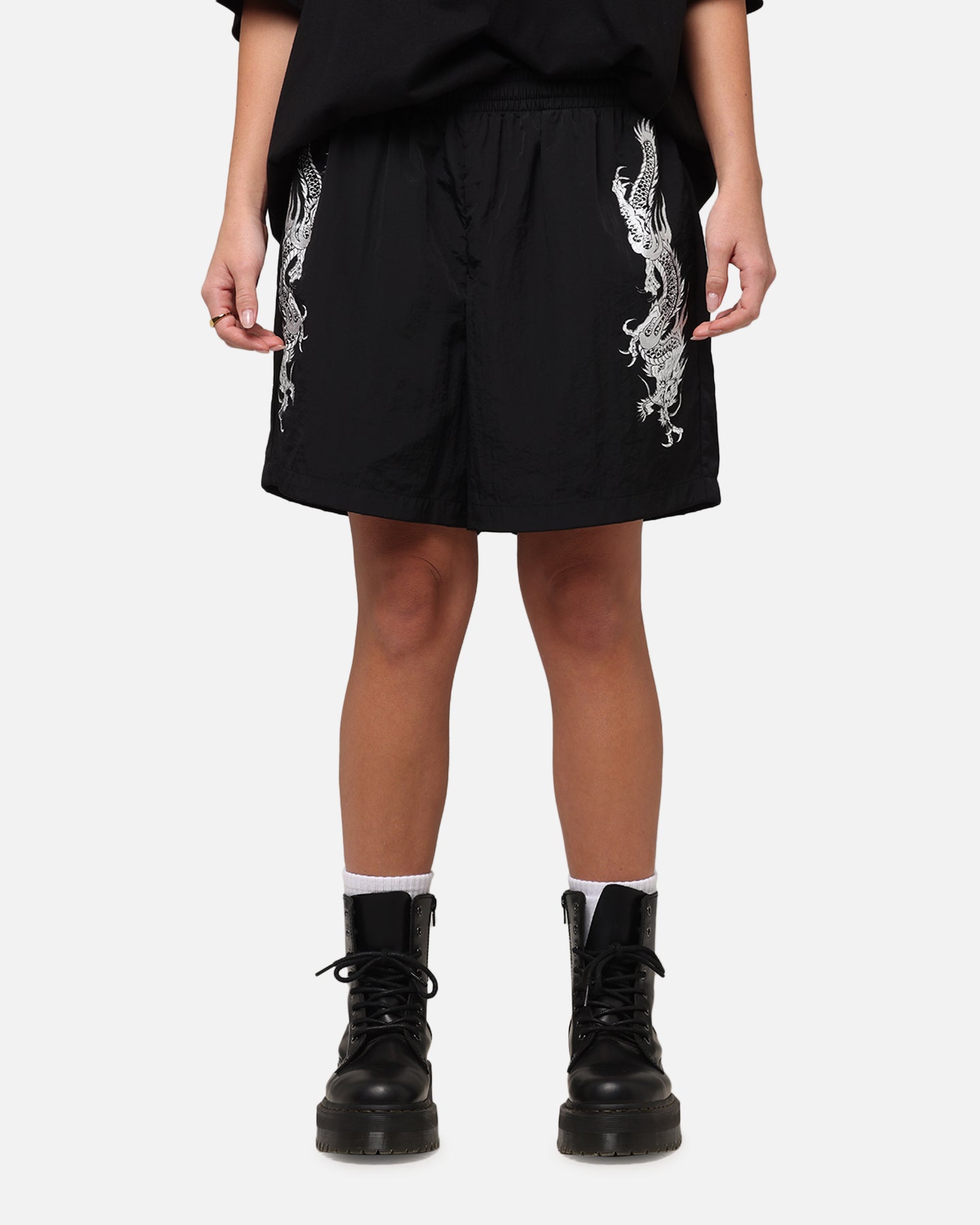 Ed Hardy Tribal Dragon Shorts Black、mySite、zt4zffjzw