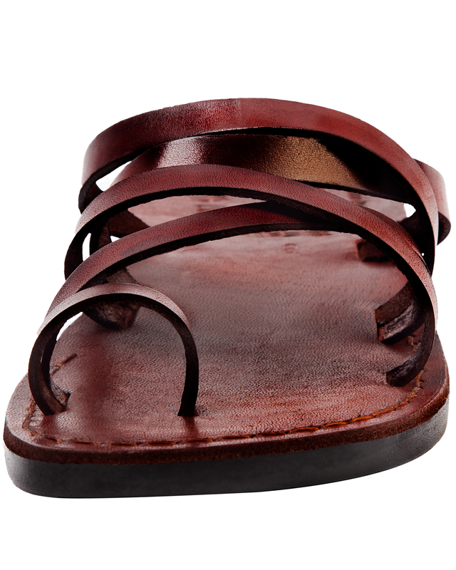  Holy Land Market Men/Women Biblical Jesus Leather Sandals/Slides From Jerusalem(Bethlehem Style I)、mySite、elrpsem3k