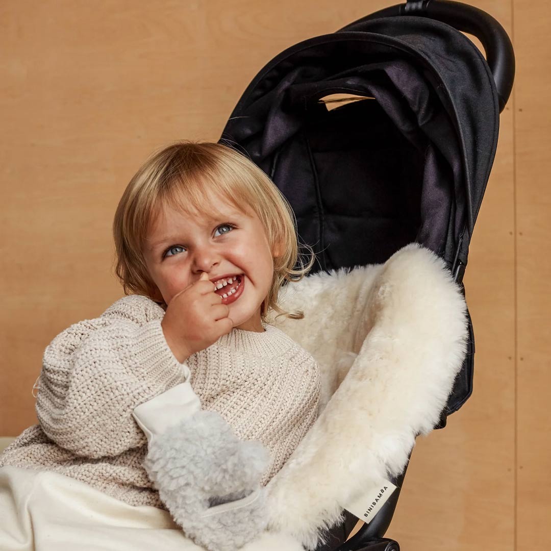  BINIBAMBA Merino Sheepskin Snuggler - Milk、mySite、merchandisen