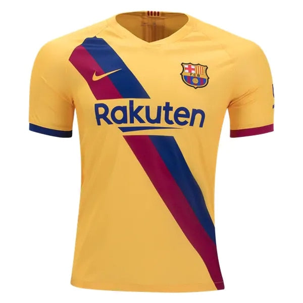 Nike Kids FC Barcelona 19/20 Away Jersey Varsity Maize、mySite、noshort