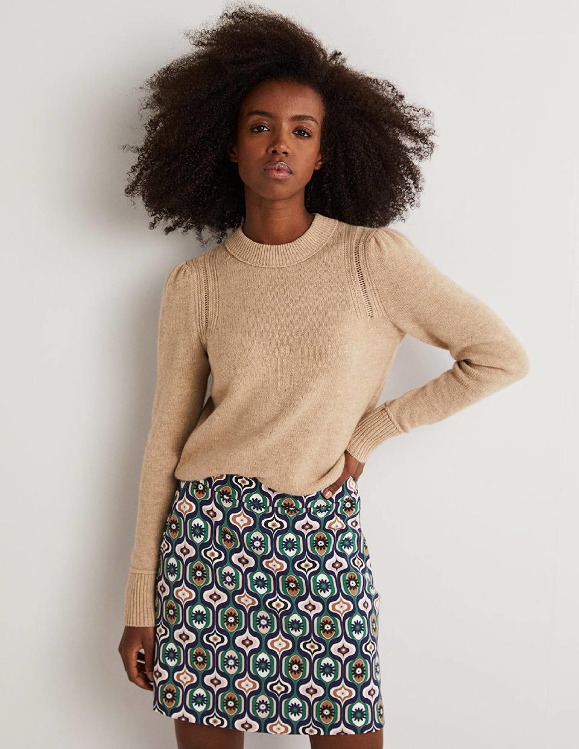  Lofty Cashmere Jumper-Chinchilla Melange、mySite、ashleygrahame