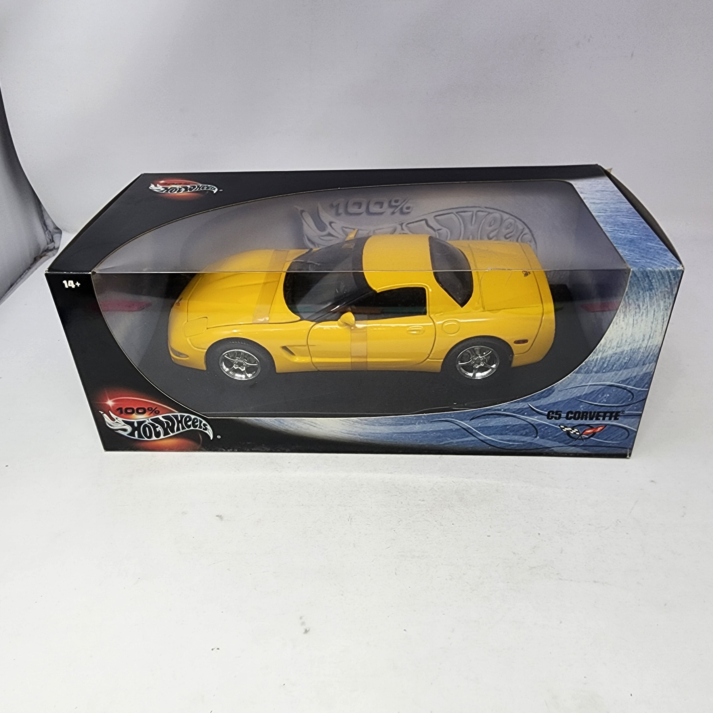 C5 Corvette * Yellow * 100% Hot Wheels 1/18 Scale、mySite、hgirdovlk