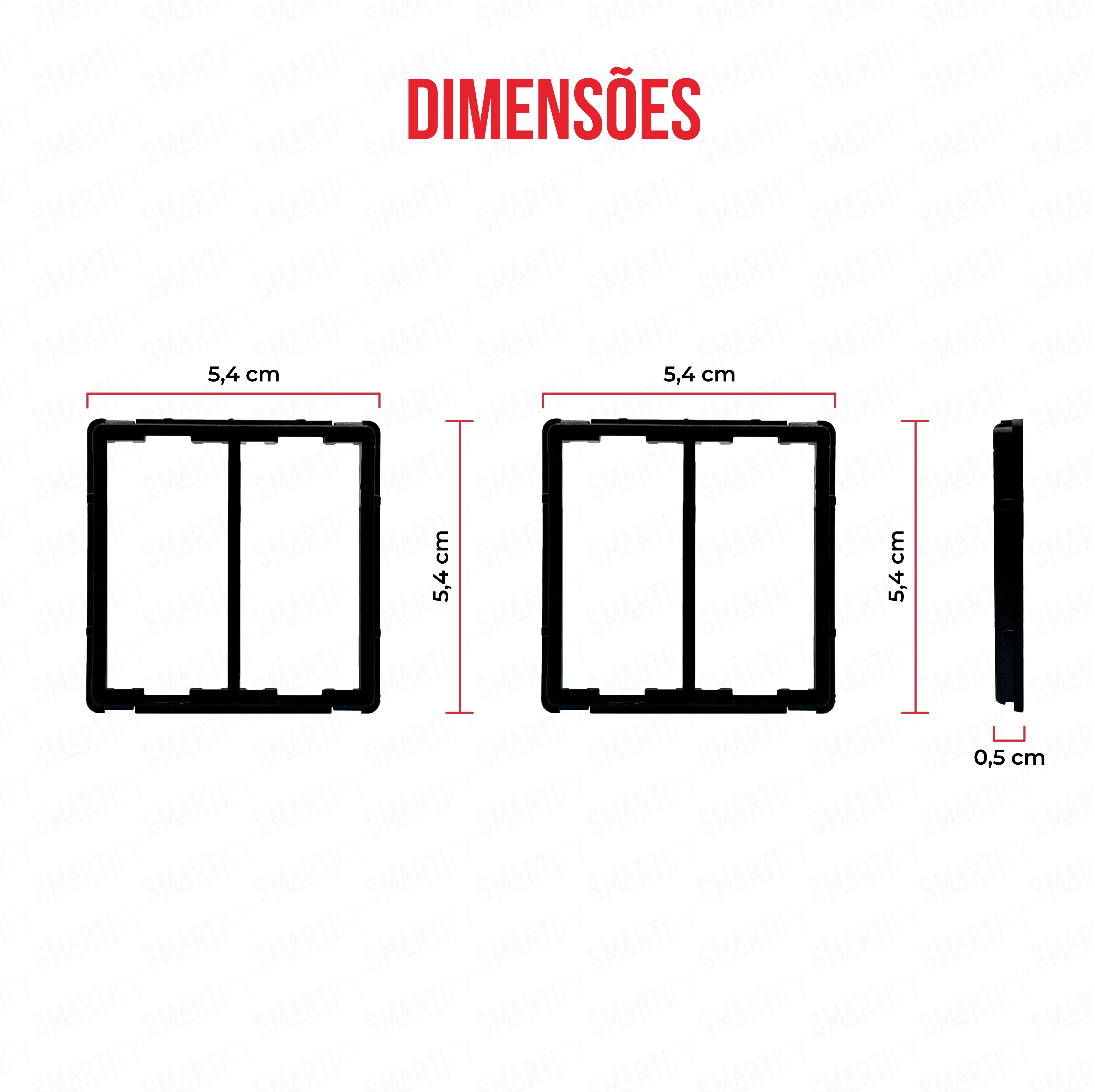 Smartify vPRO Suporte Meio Módulo - SYP0SUPORTE、mySite、fannypackpong
