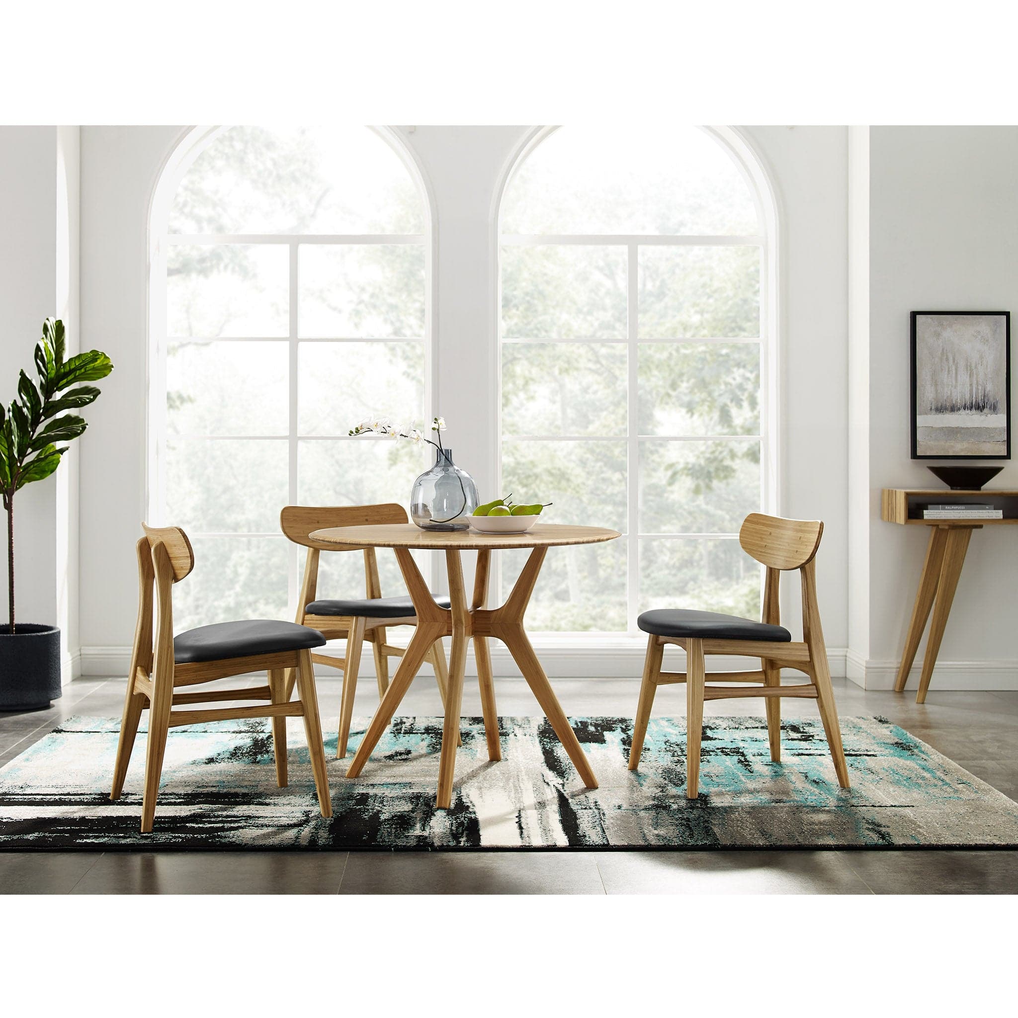 Cassia Dining Chair With Leather Seat (set of 2)、mySite、neckold