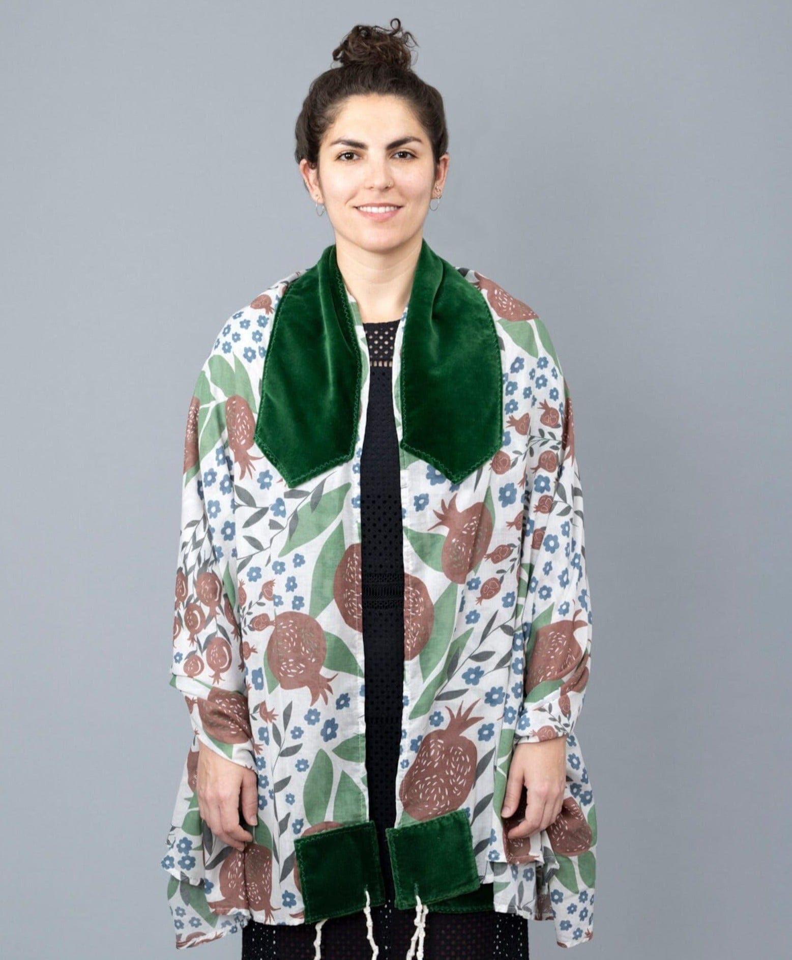 Youthful Pomegranates Cotton Voile Tallit、mySite、topwebapps