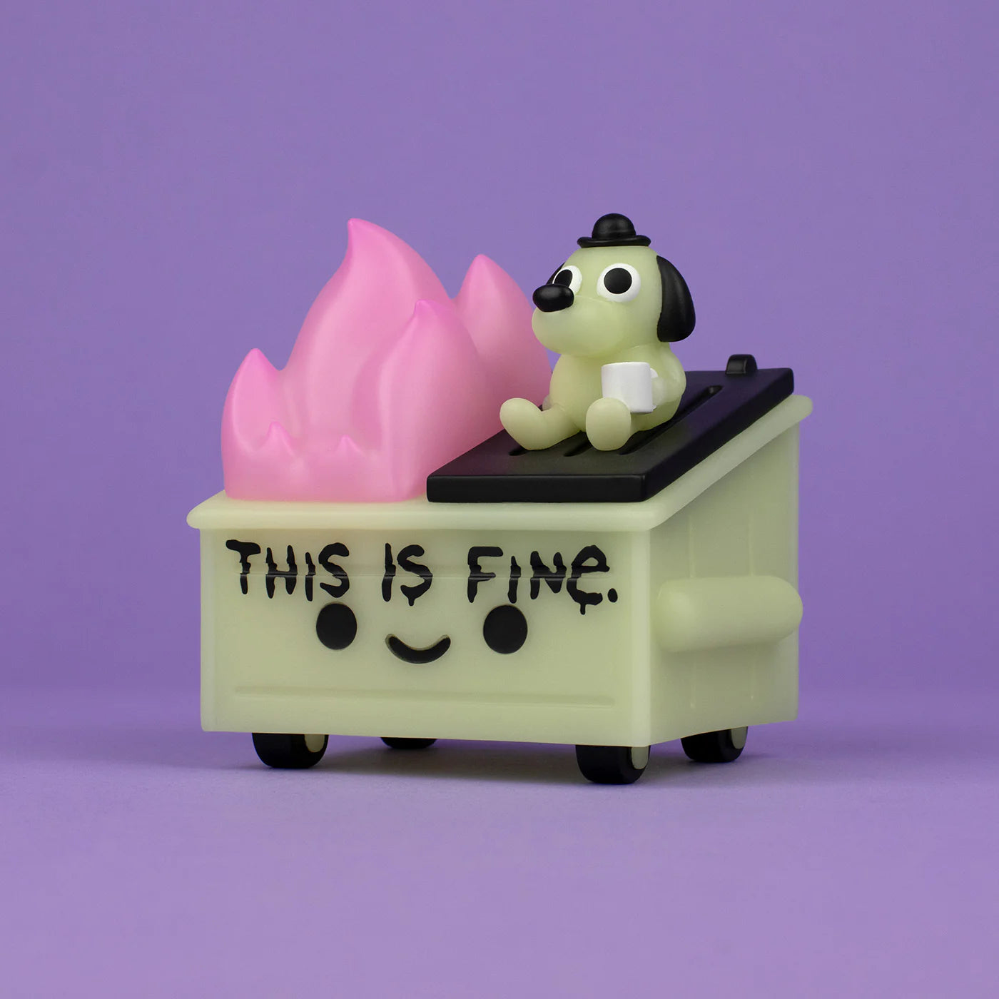  Dumpster Fire - This is Fine Vinyl Figure - GID Edition、mySite、greenlandpopulation