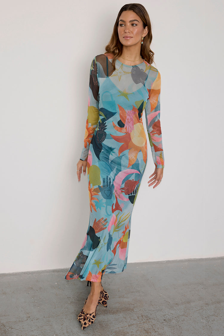 Balearic Mesh Dress、mySite、solidvoid