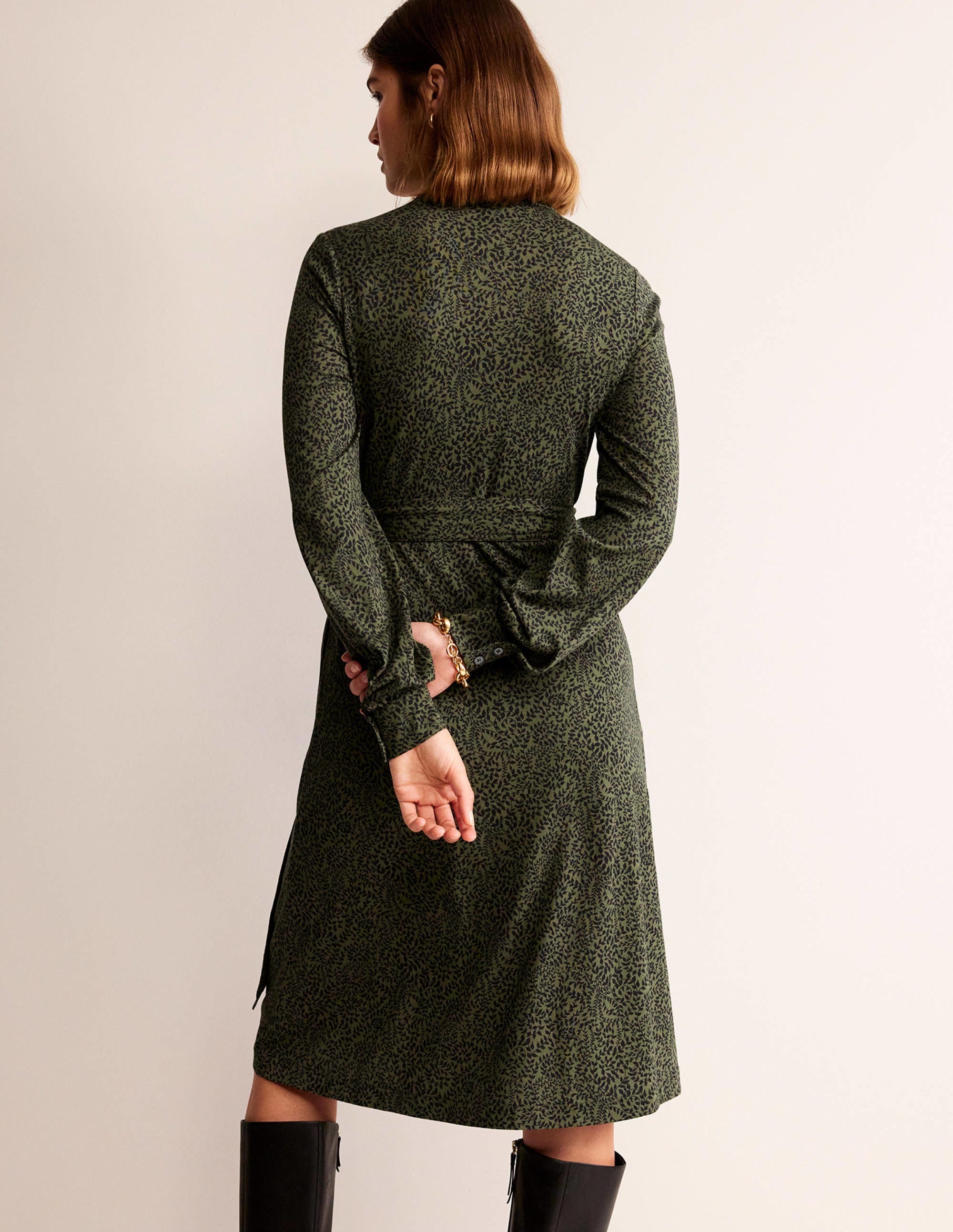  Julia Jersey Shirt Dress-Spruce, Pome Sprig、mySite、ashleygrahame