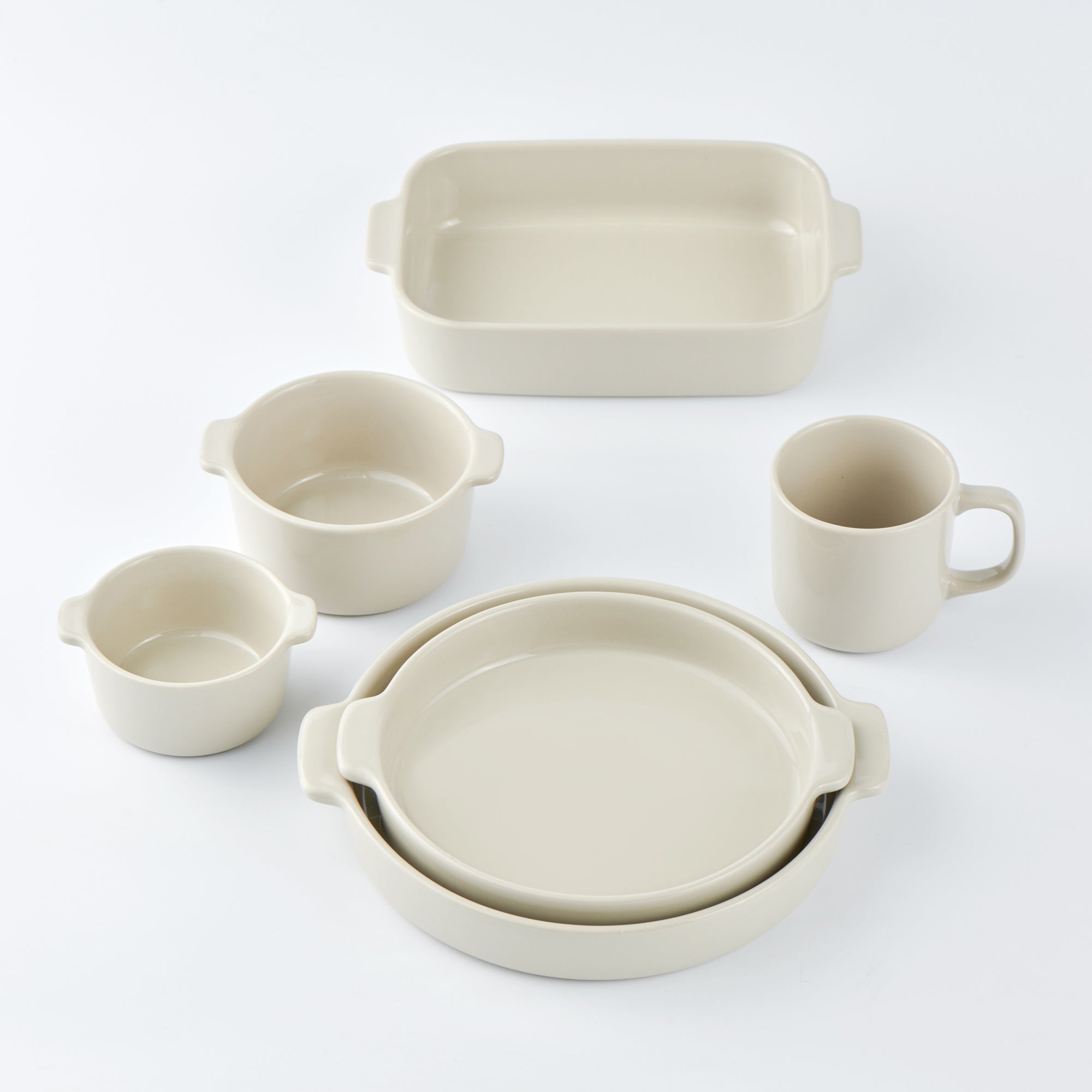  Stoneware Bowl Large dia. 4.5 - Gray Beige、mySite、sugarbowlscore