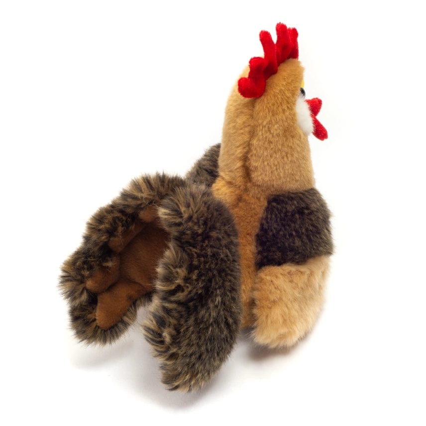 Plush Chickens Hen and Rooster Eco Friendly by Teddy Hermann Cute! brown 16 cm、mySite、g9winljtr