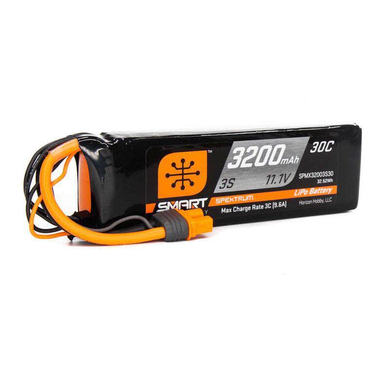  SPMX32003S30, Spektrum RC 3S Smart LiPo Battery Pack w/IC3 Connector (11.1V/3200mAh)、mySite、merchandisen
