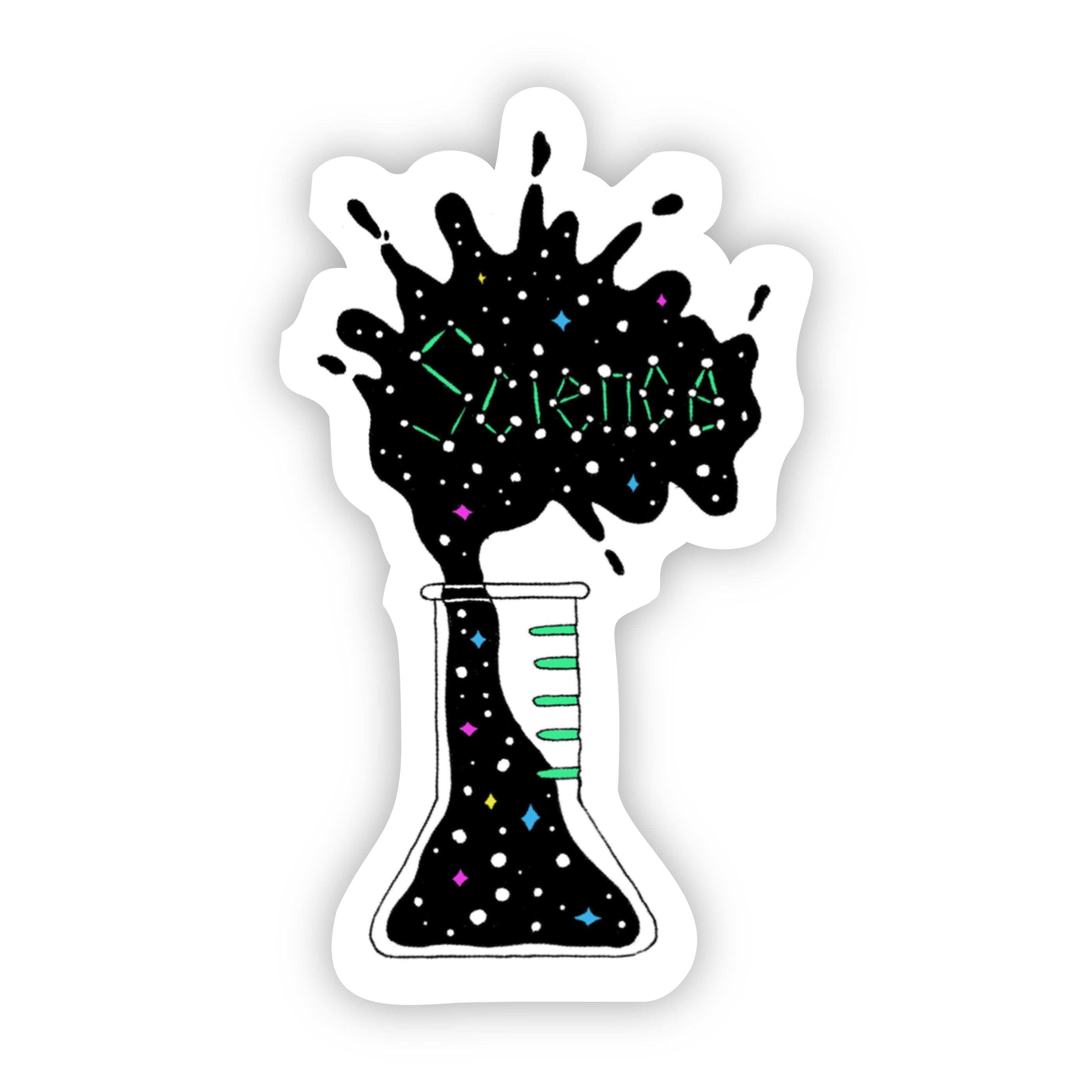  Science Beaker Sticker、mySite、elrpsem3k