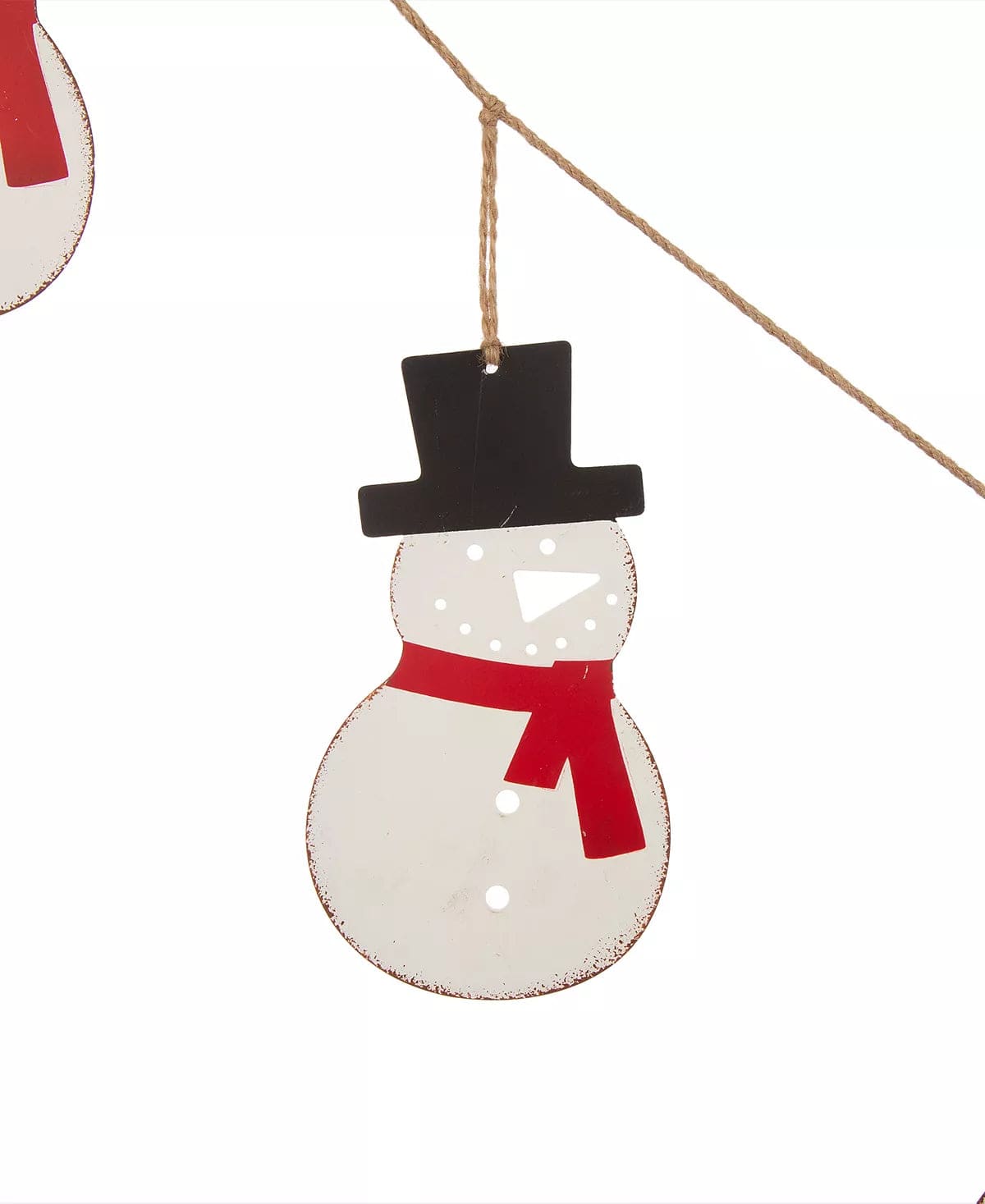 Christmas Metal Snowman Garland Imported Decoration for the Holiday Season、mySite、g9winljtr