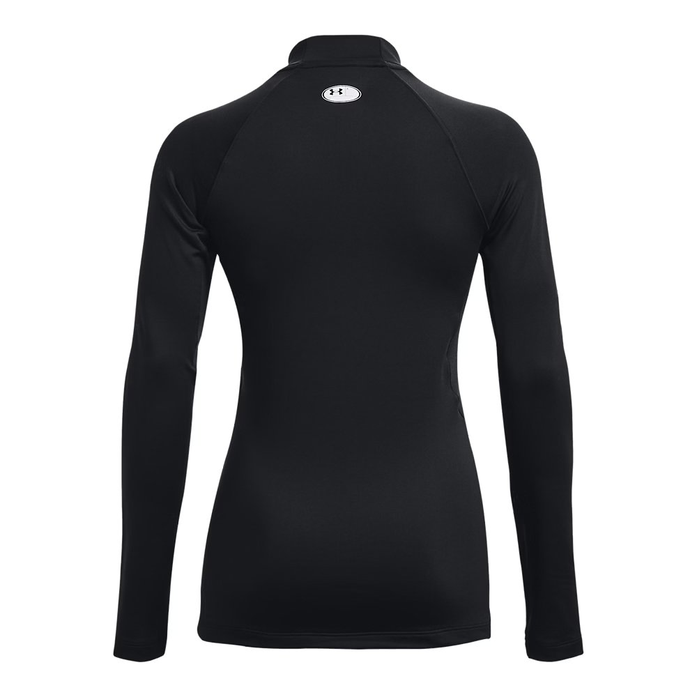 Under Armour Women's ColdGear庐 Mock Long Sleeve Compression Shirt - Black、mySite、noshort