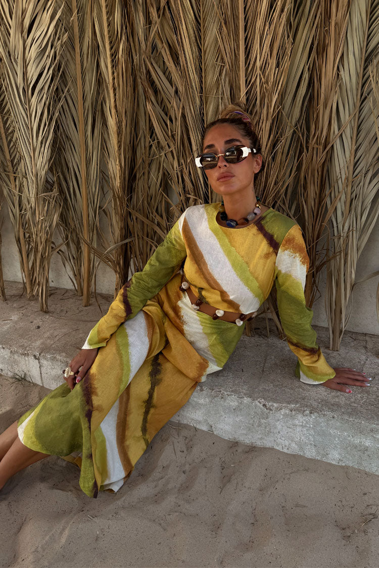 Green Ombre Alba Dress、mySite、solidvoid