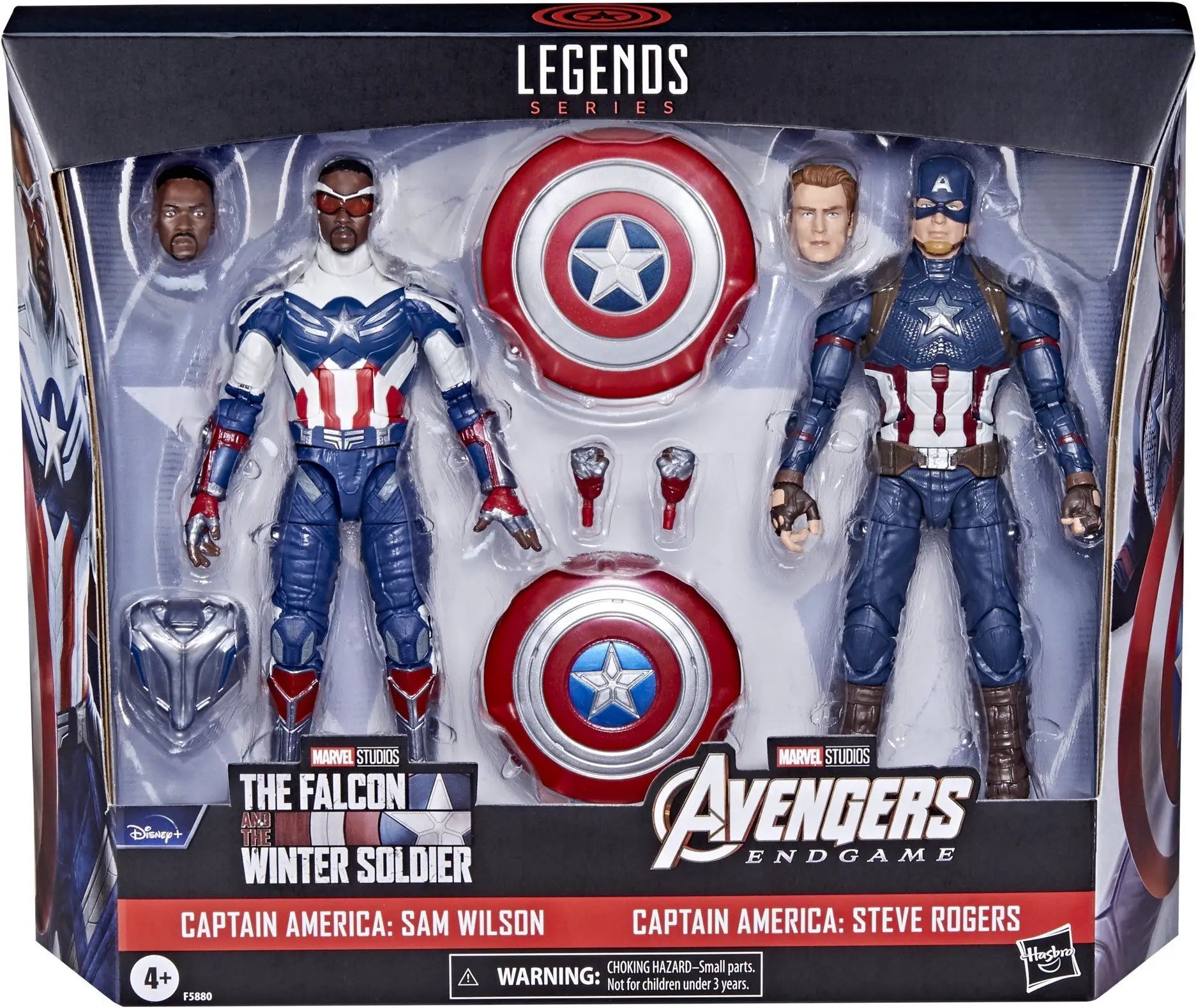 Marvel Legends Series Captain America 2 Pack (Sam Wilson & Steve Rogers) Exclusive、mySite、hgirdovlk