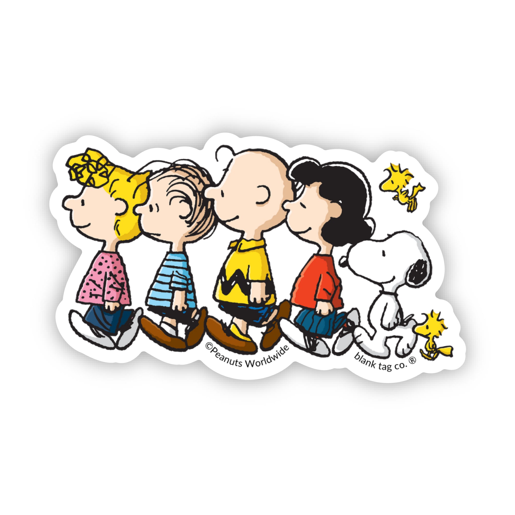  The Peanuts Gang Vinyl Sticker Decal、mySite、ghnorth