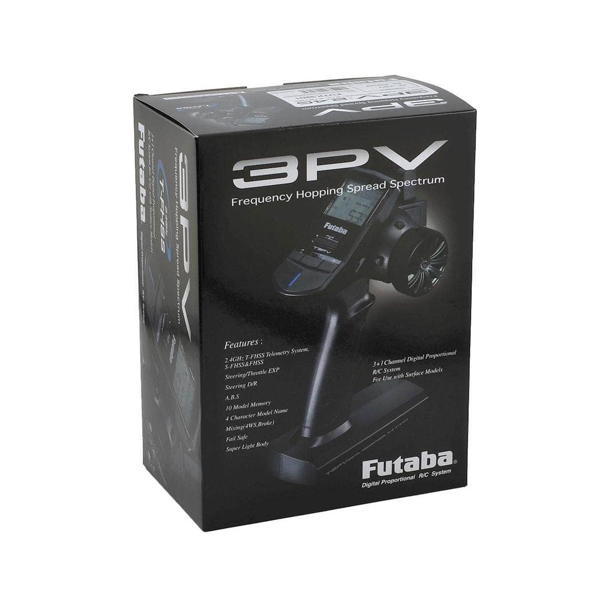  FUT01004353-3, Futaba 3PV 3-Channel 2.4GHz FHSS/S-FHSS Radio System w/R203GF Receiver、mySite、merchandisen