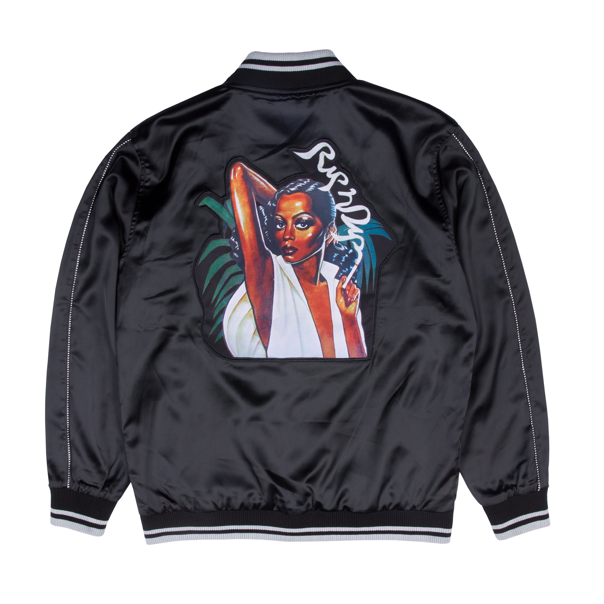 Share Some Love Satin Jacket (Black)、mySite、merchandisen
