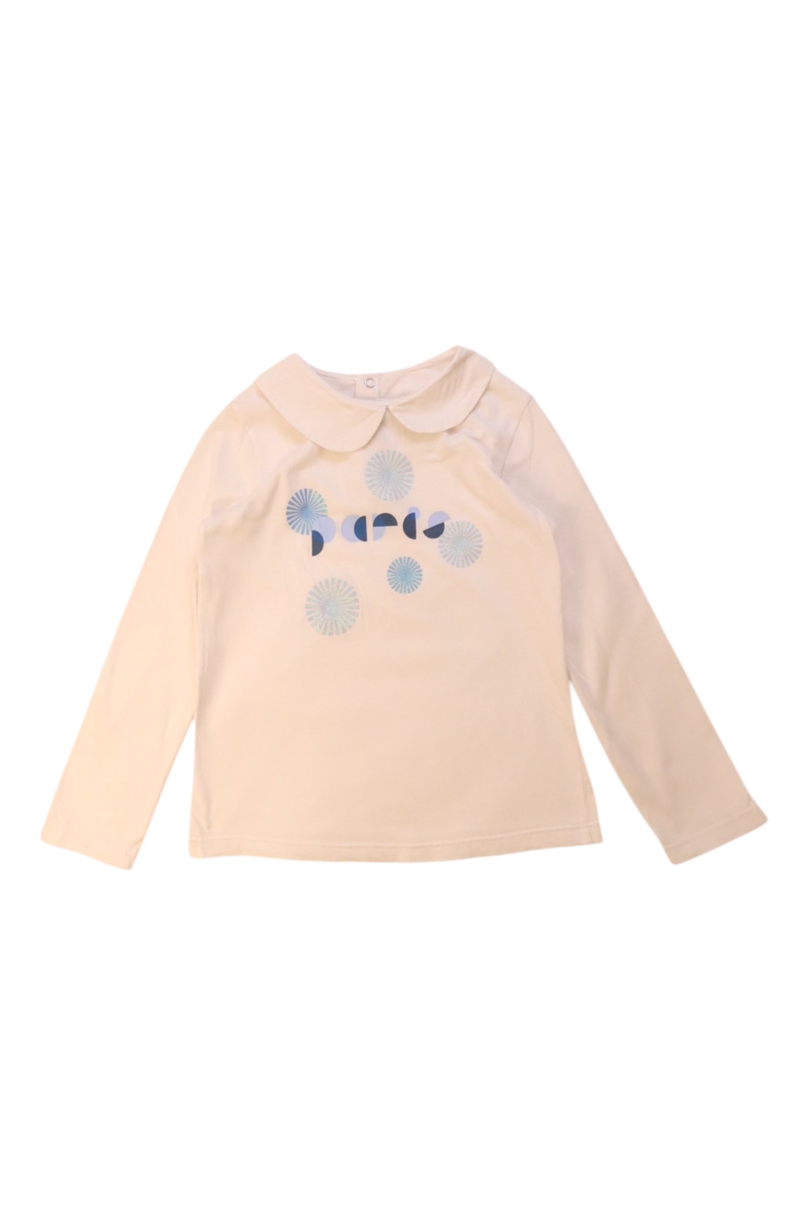Jacadi Long Sleeve Embellished Top 6T、mySite、g9winljtr