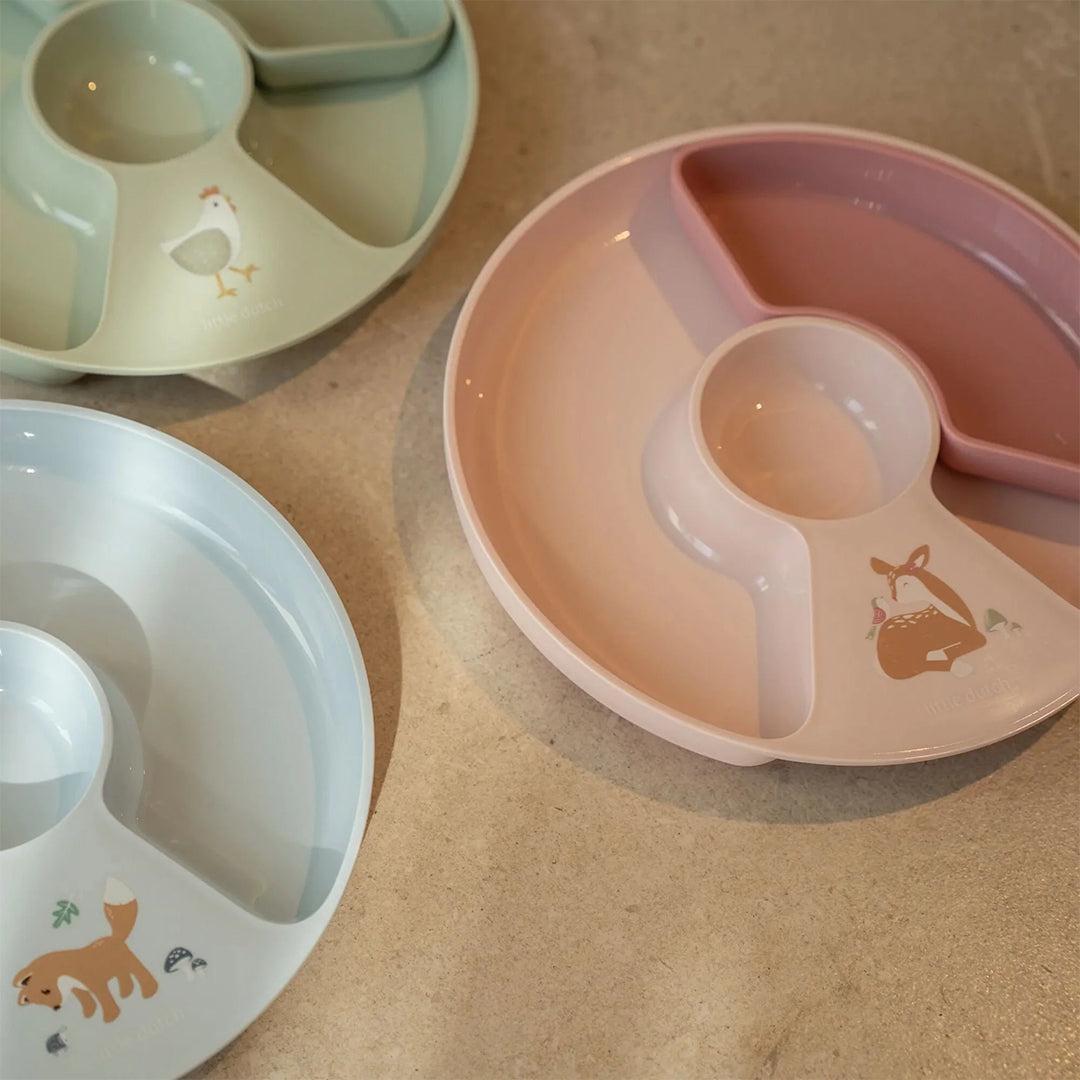  Little Dutch Divider Plate Mepal Mio - Pink、mySite、merchandisen