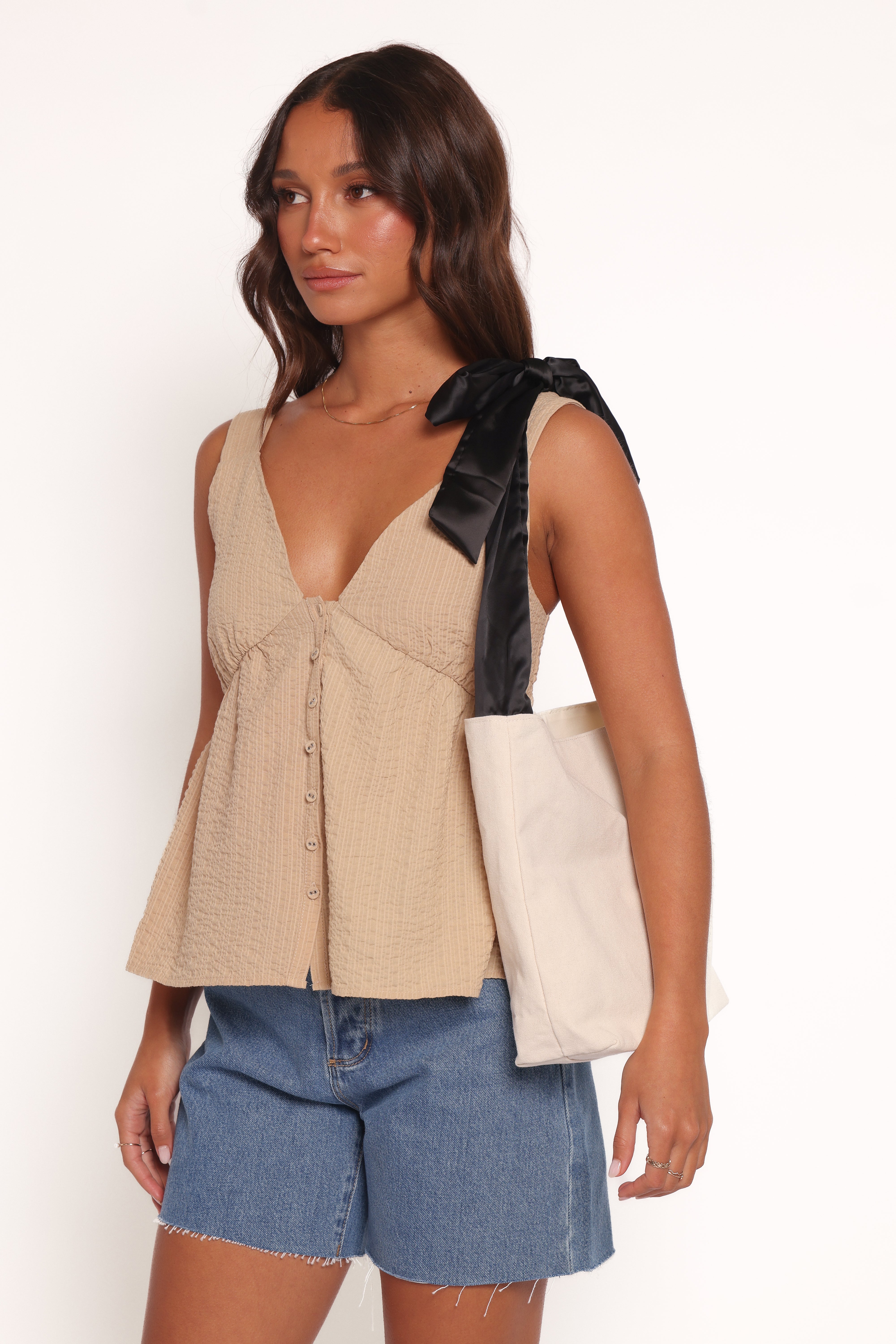  Amity Bow Bag - White、mySite、sugarbowlscore