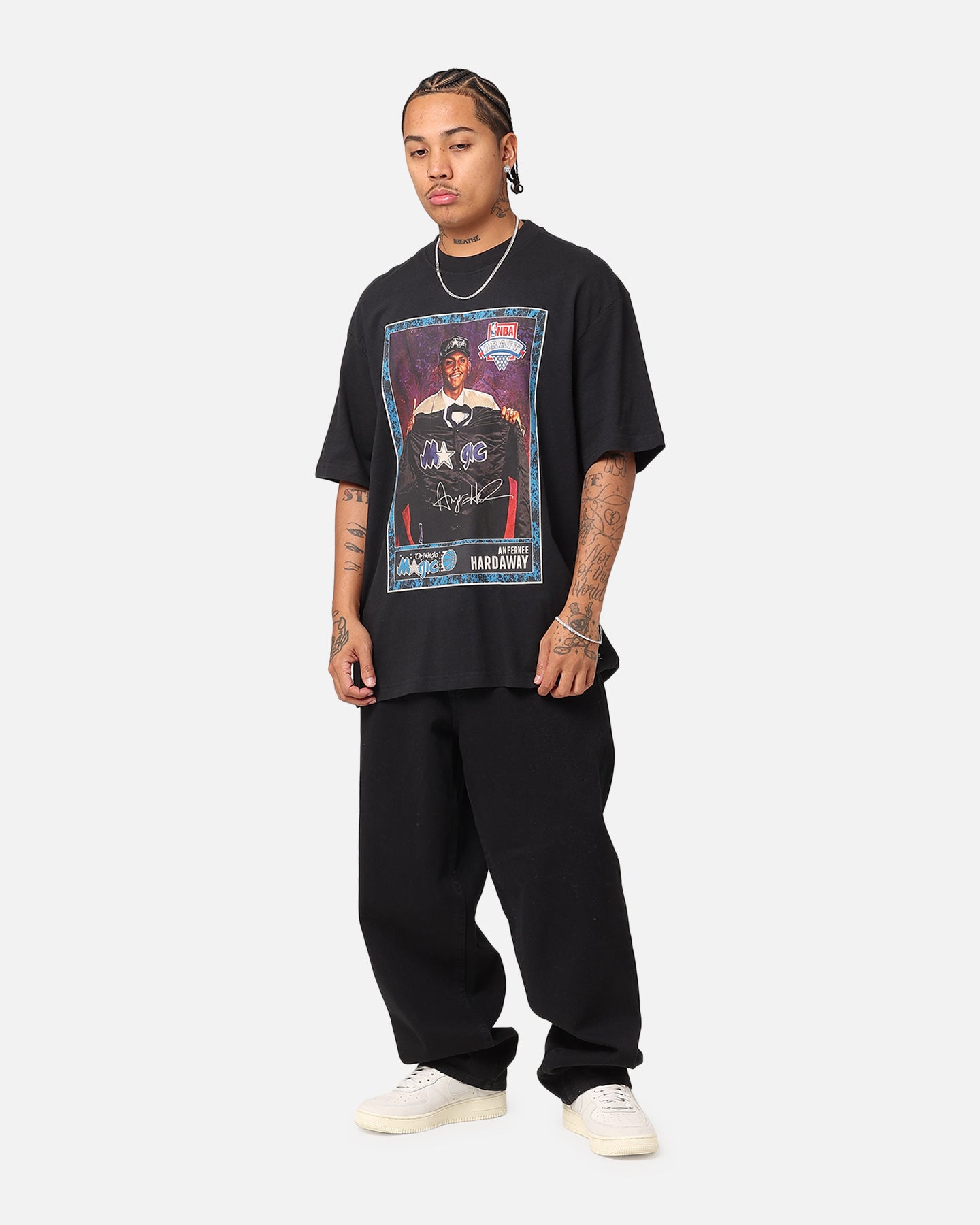 Mitchell & Ness Orlando Magic 1993 NBA Draft T-Shirt Faded Black、mySite、zt4zffjzw