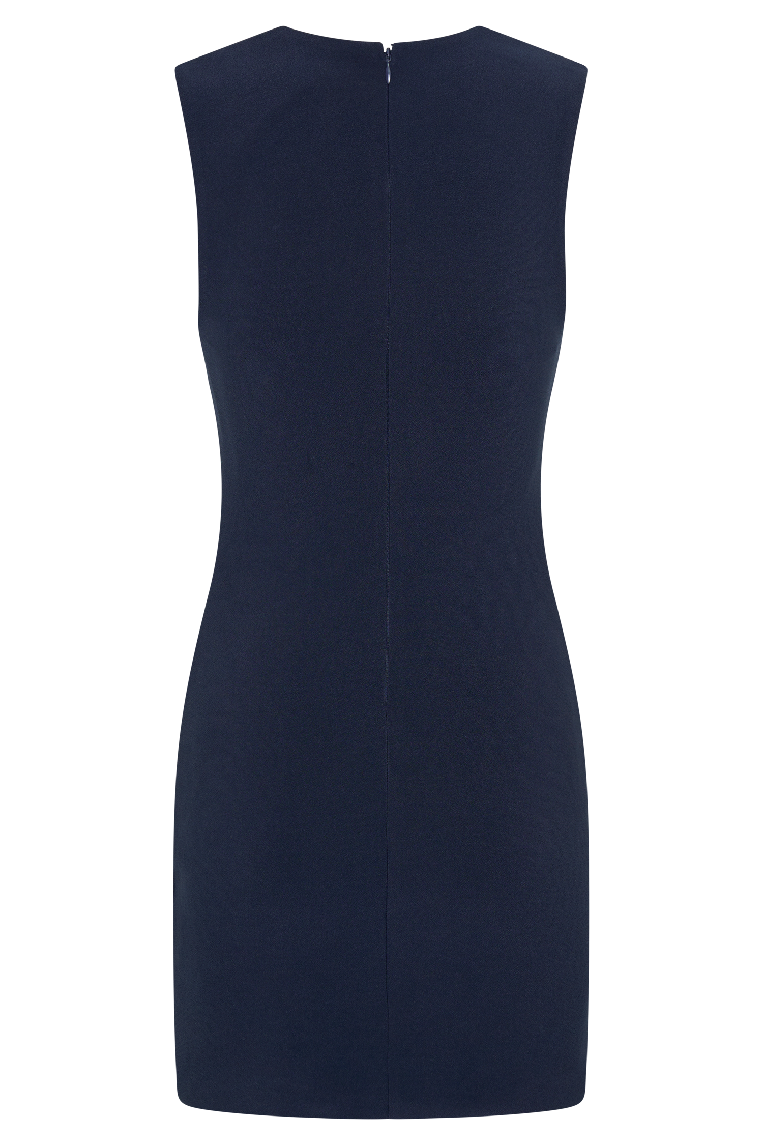 Frida Crepe Mini Dress - Dark Navy、mySite、solidvoid