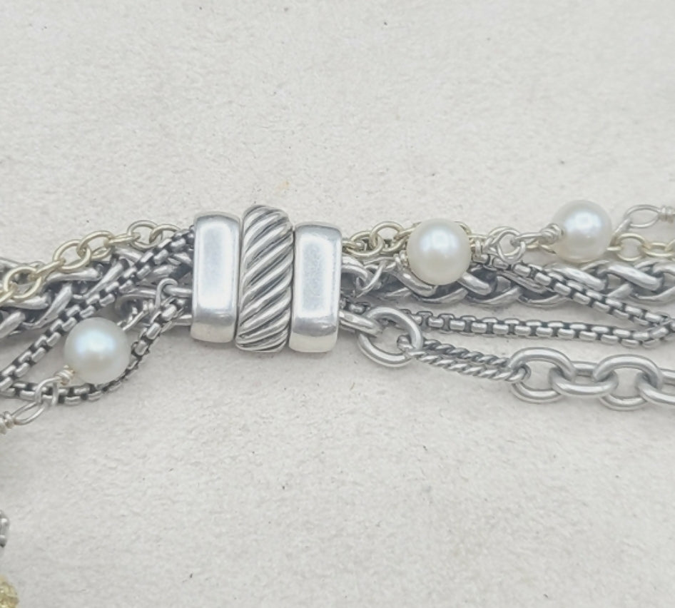 David Yurman Multi-Chain Pearl Necklace 鈥?28 in、mySite、hinf8tx79