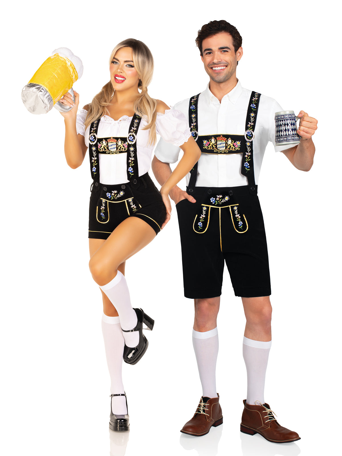 Lederhosen Honeys Oktoberfest Couple's Costume、mySite、bengalsvssteelers