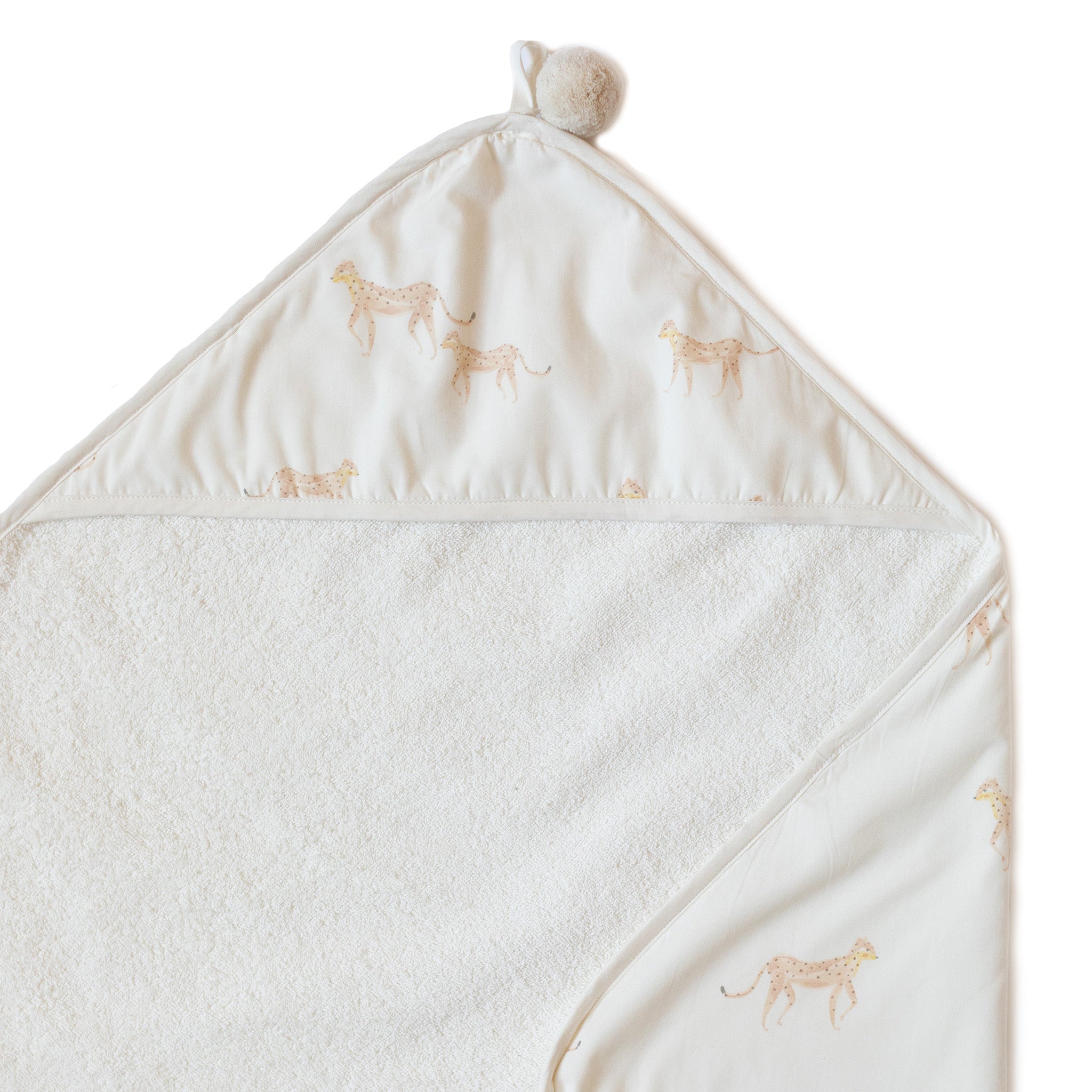 Hooded Towel - Follow Me Cheetah、mySite、g9winljtr