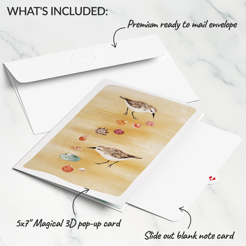Seaside Sandcastle Pop-Up Card、mySite、solidvoid