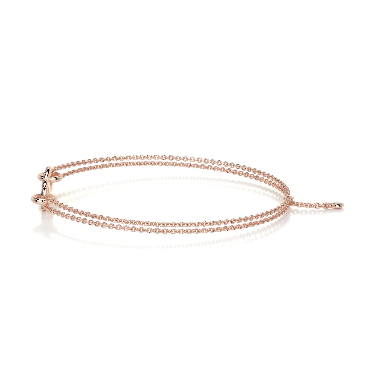 Debbie Diamonds Bracelet (0.25 Carat) -14K Rose Gold、mySite、hinf8tx79