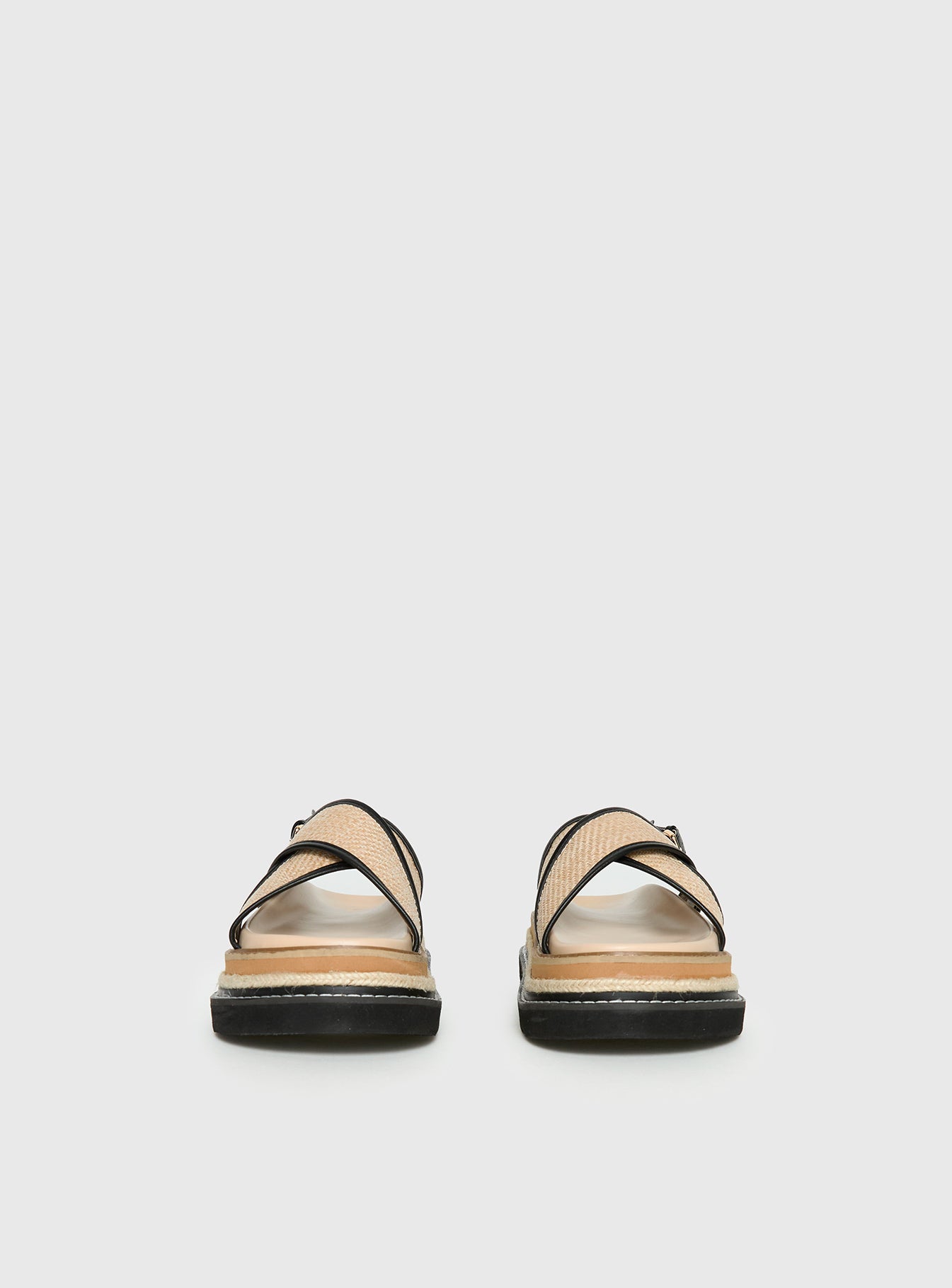 Odi Sandals Tan / Black、mySite、solidvoid