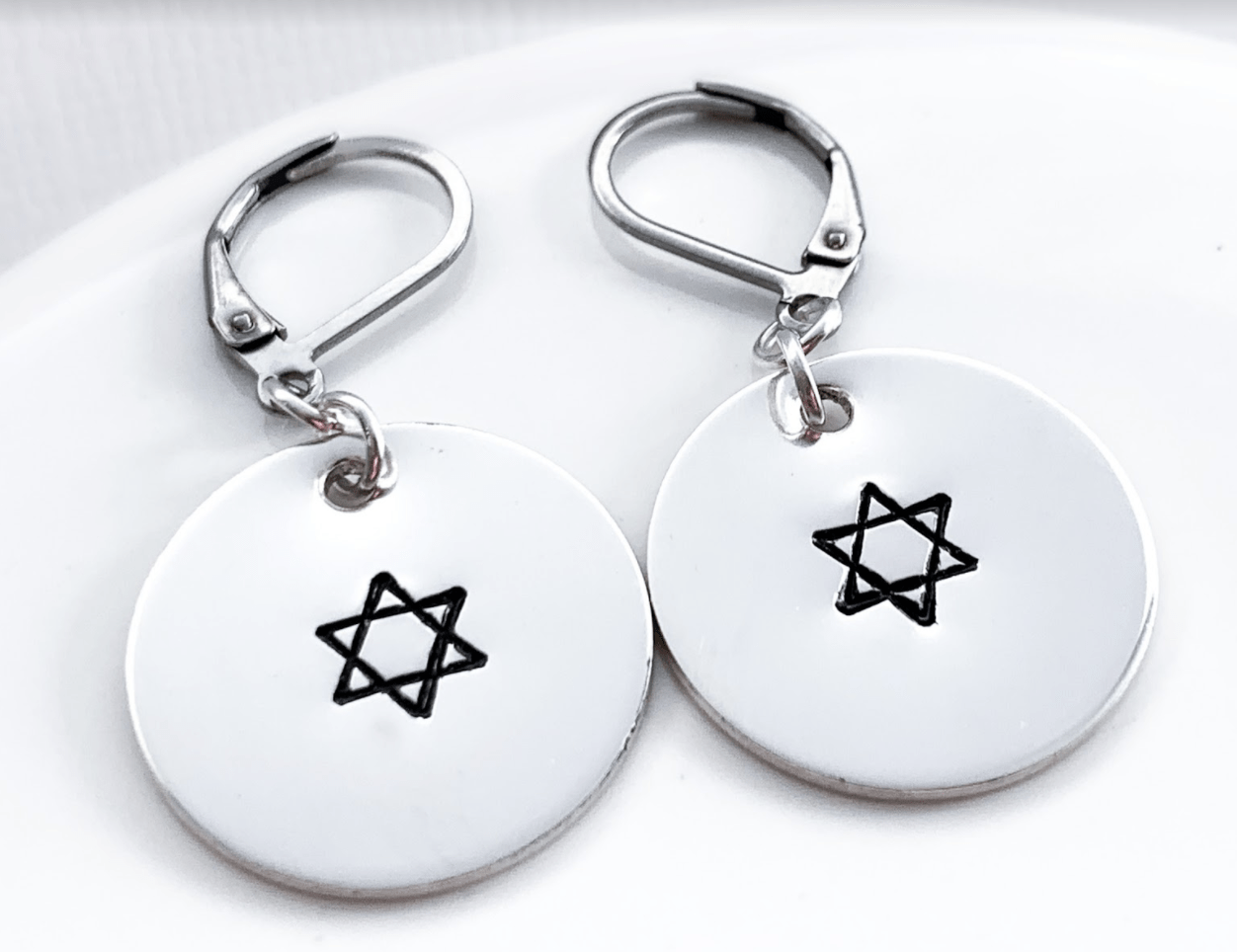 Star of David Earrings - Sterling Silver、mySite、topwebapps