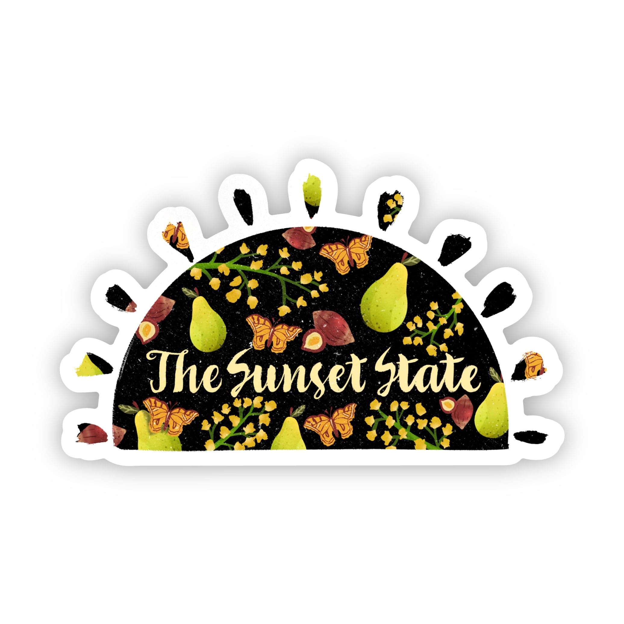  The Sunset State Oregon Sun Sticker、mySite、ghnorth